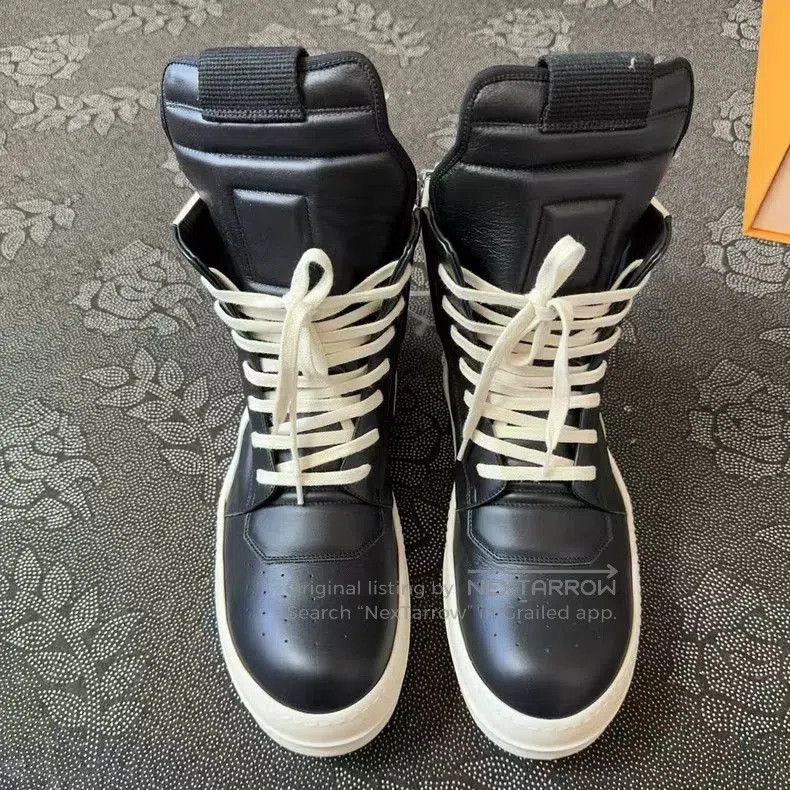 Rick Owens Rick Owens High Top Leather Sneakers Black. Size US 10 / EU 43 - 5 Thumbnail