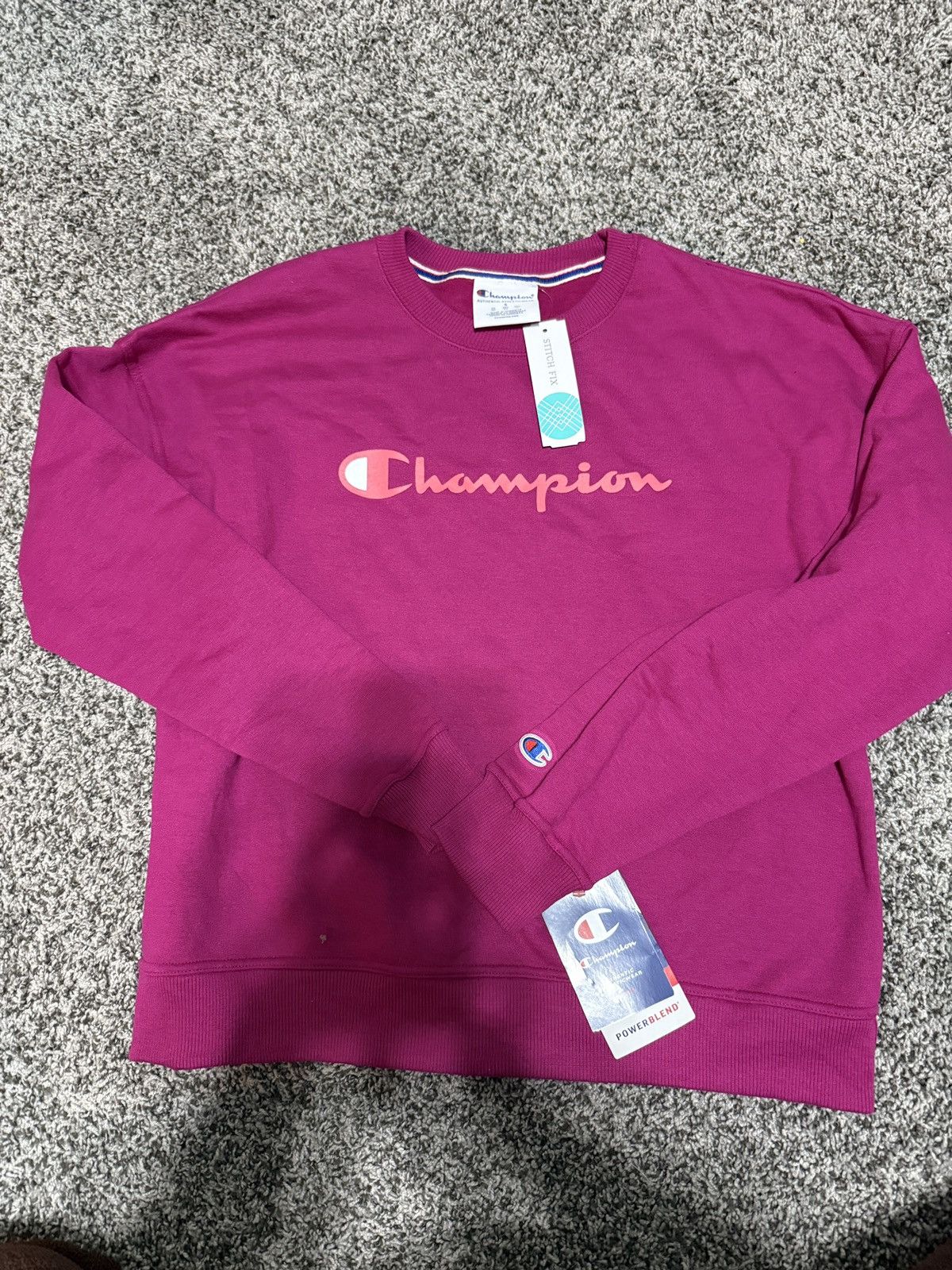 Champion Pink Champion Crew Neck Size Small Size S / US 4 / IT 40 - 1 Thumbnail