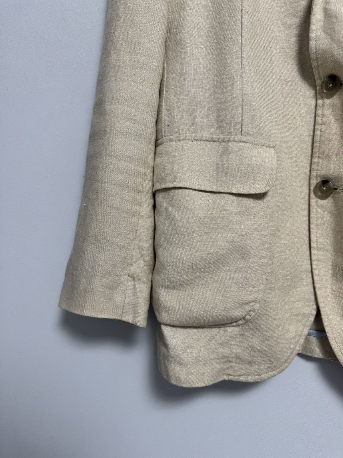 Polo Ralph Lauren Polo Ralph Lauren Blazer Beige Luxury Vintage Size 40R - 3 Thumbnail