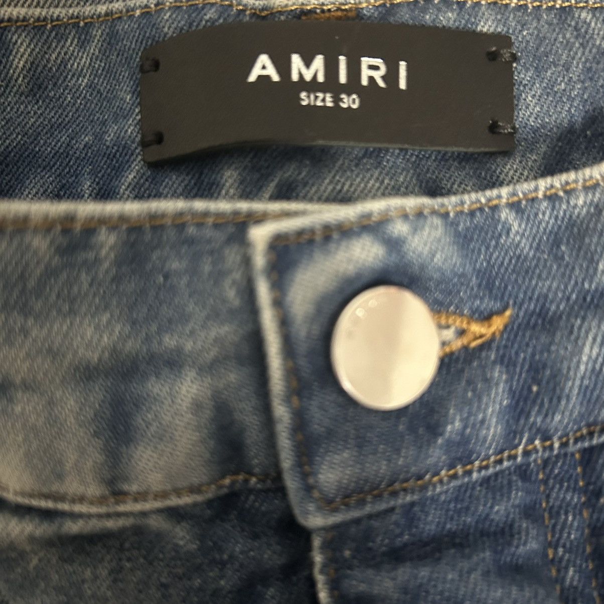 Amiri New Amiri Quad Cuff Straight Jeans Size 30 Size US 30 / EU 46 - 3 Thumbnail