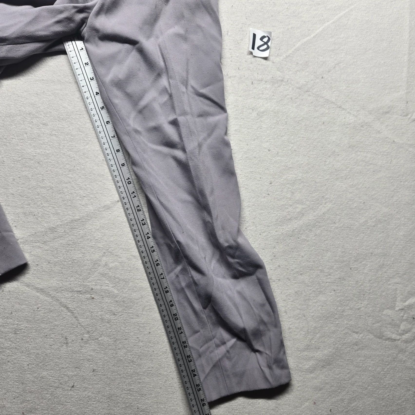 Vintage Catrina Pants Solid Gray Adult Women's Size 7 Belt Loops Women’s Gray Pants 7 Size 28" / US 6 / IT 42 - 6 Thumbnail
