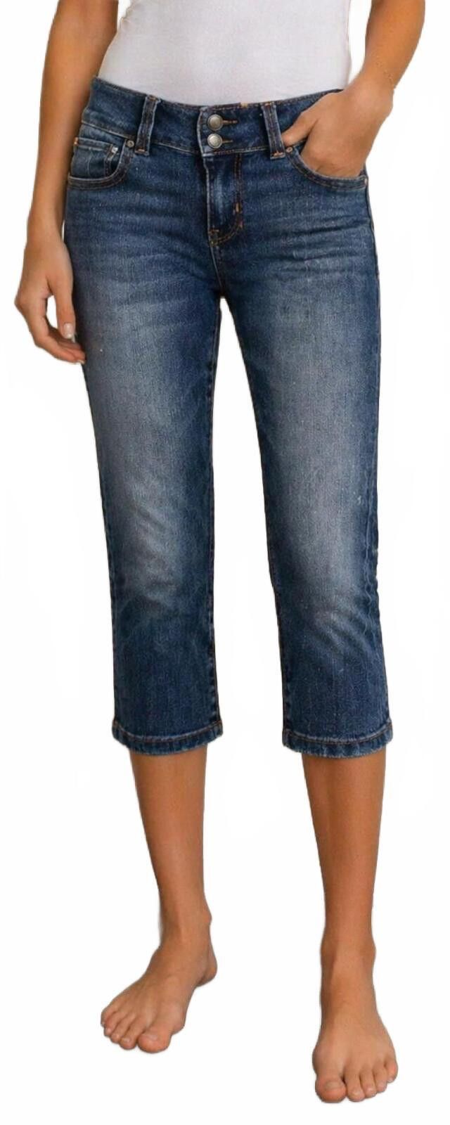 American Eagle Outfitters American Eagle Next Level Stretch Artist Crop Capri Jeans 00 Size 24" / US 00 / IT 34 - 1 Thumbnail
