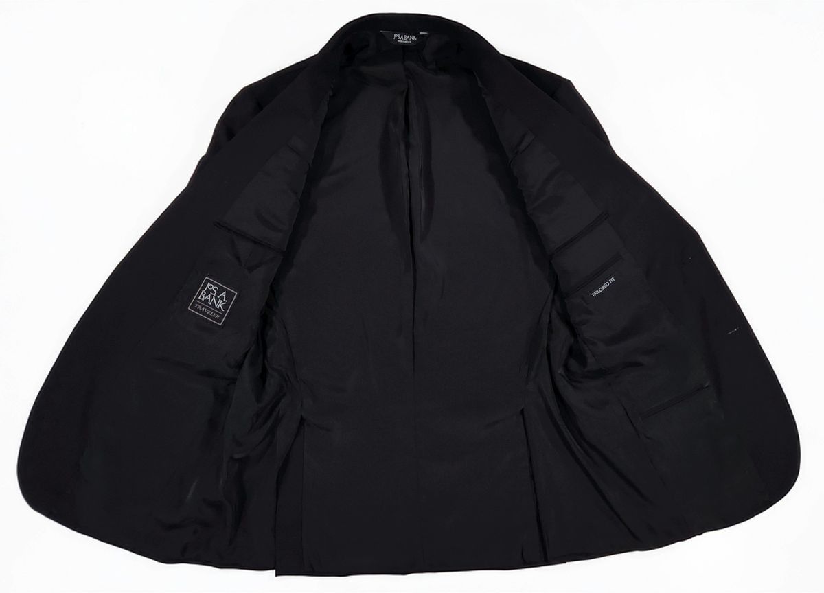 Jos. A. Bank Jos. A. Bank Chelsea Traveler Blazer Tailored Fit Wool 41L Size 42L - 2 Thumbnail