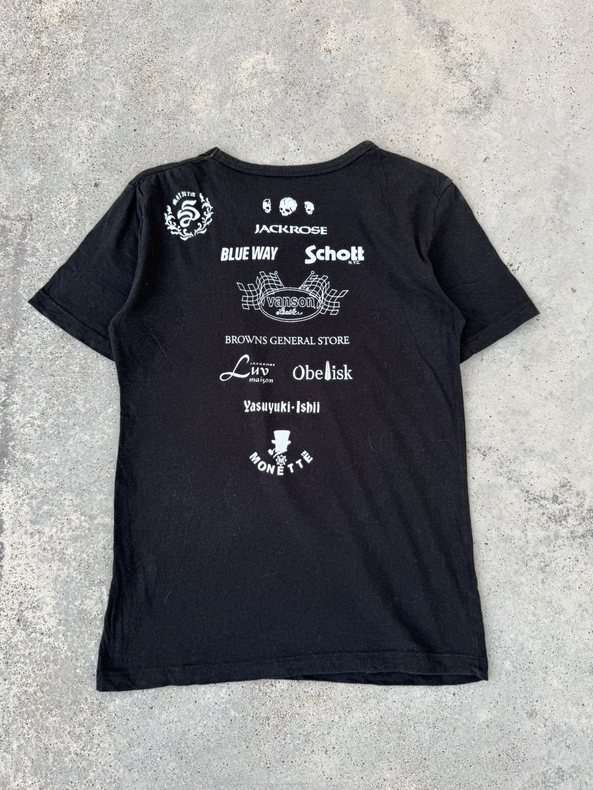 JACKROSE Jack Rose Yasuyuki Ishii Vanson Leather Skull Tees Size US XS / EU 42 / 0 - 1 Thumbnail