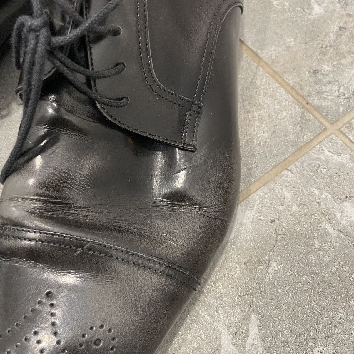 Canali Black shoes toe Boots Canali old money loafers western navaj Size US 10.5 / EU 43-44 - 4 Thumbnail