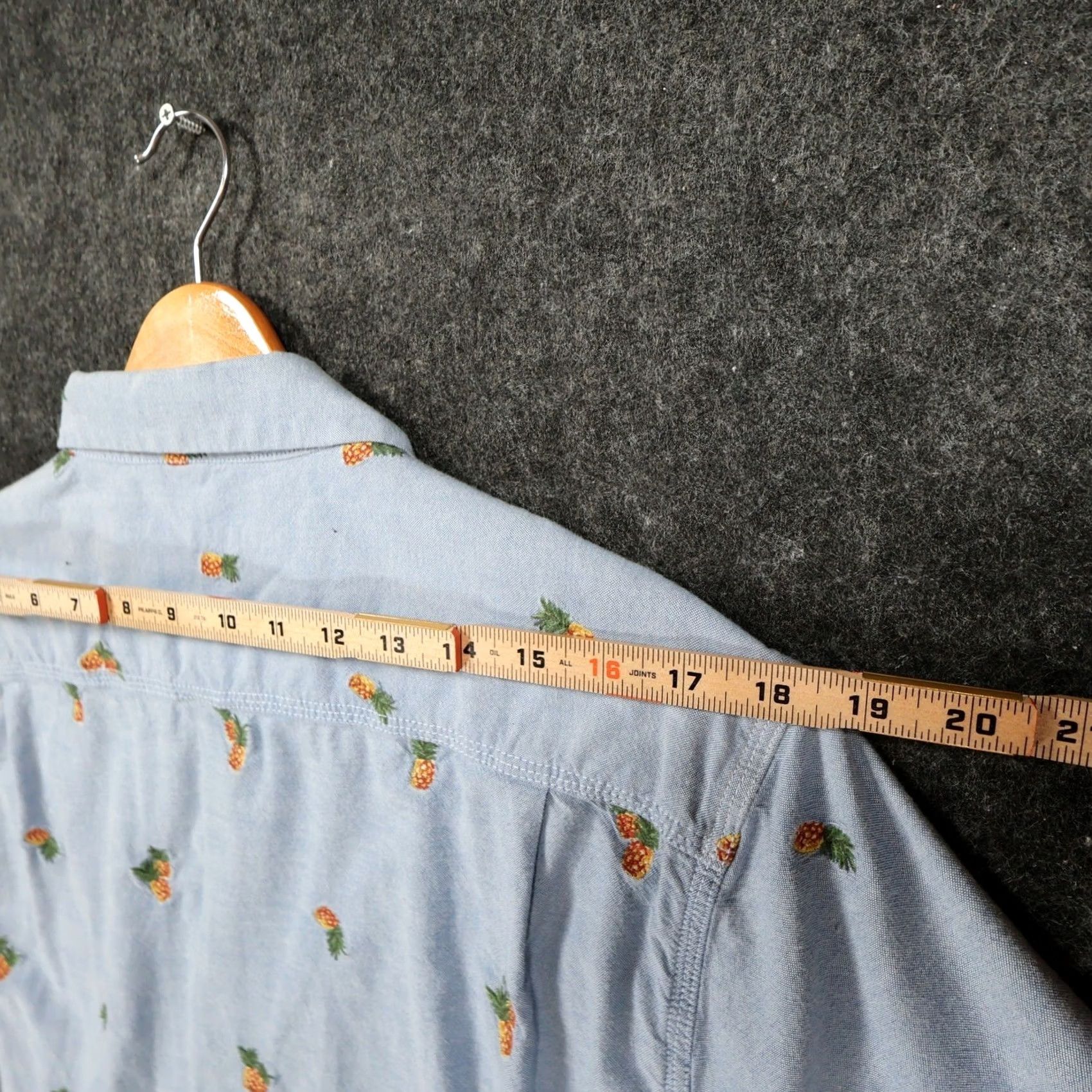 Tommy Bahama Tommy Bahama Shirt Mens M Blue Pineapple Embroidered Short Sleeve Casual Tropical Size US 31 - 5 Thumbnail