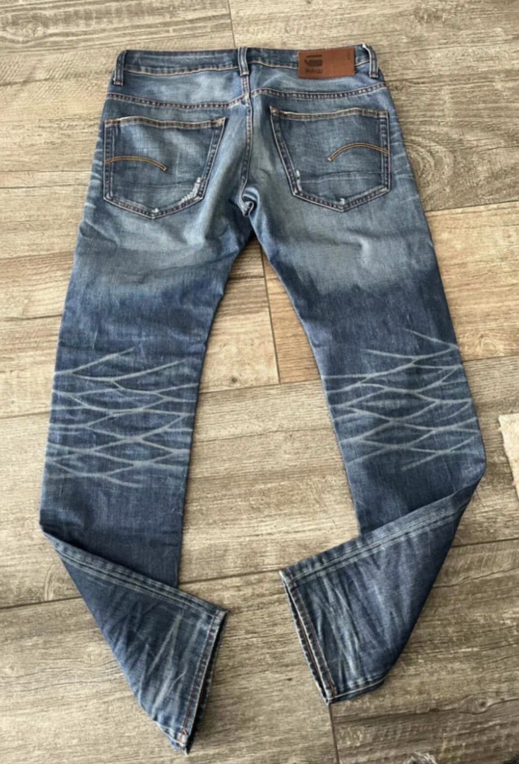 G-Star G Star Raw Distressed Jeans Size US 32 / EU 48 - 2 Thumbnail