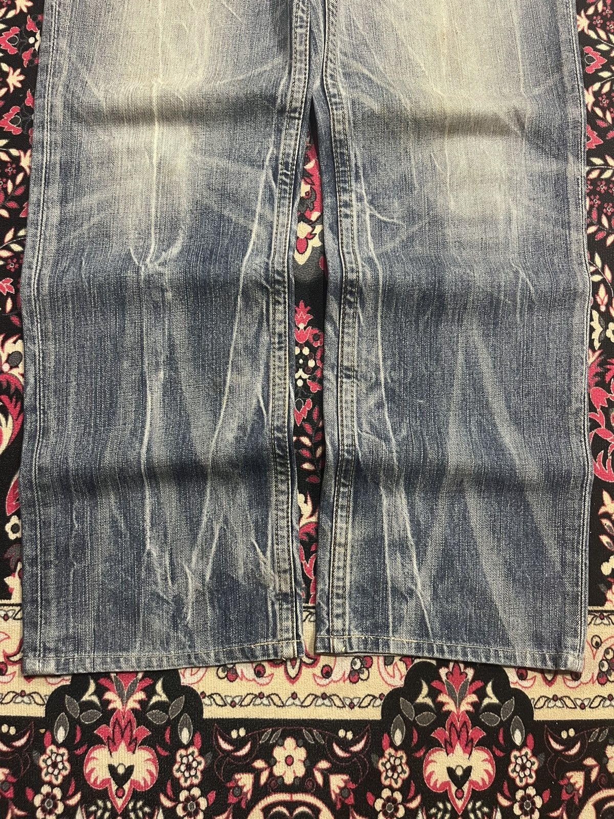 Levi's ⚡️Loose Fit⚡️Vintage Levi’s 502 Blue Faded Washed Smokey Jeans Size US 34 / EU 50 - 10 Thumbnail