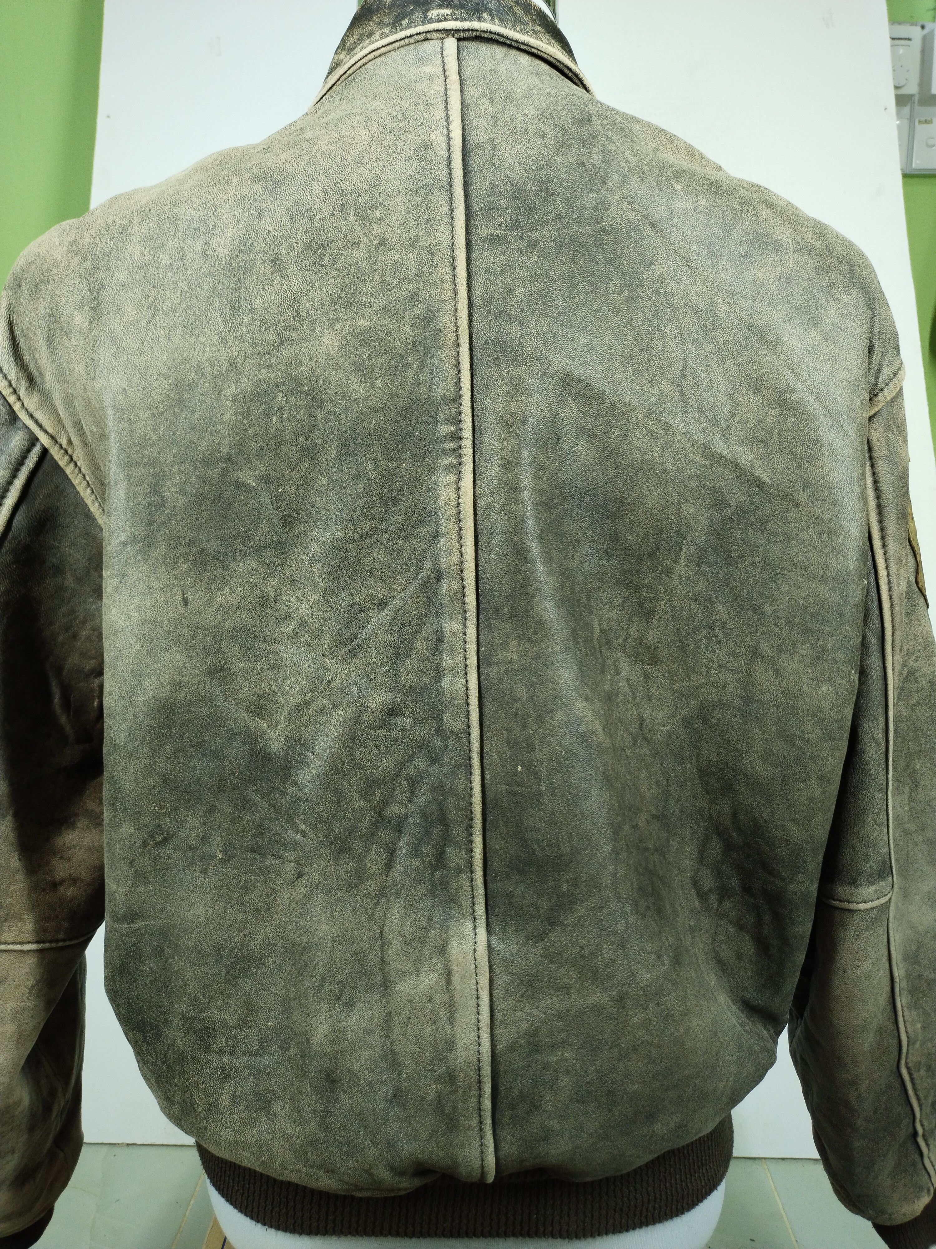 Leather Vtg Aviation Type A-2 Aviation Air Command Leather Jacket Size US M / EU 48-50 / 2 - 12 Thumbnail
