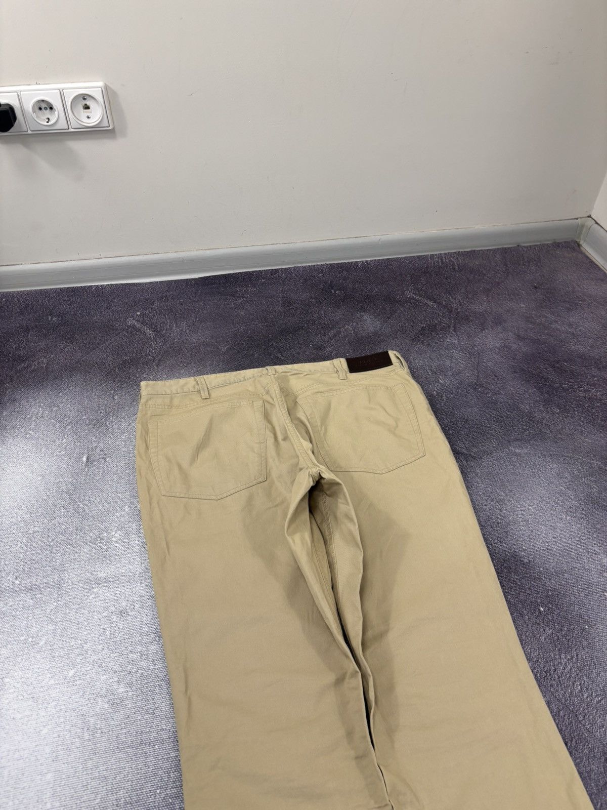Polo Ralph Lauren Polo Ralph Lauren Men’s Beige Stretch Chino Pants Trousers Size US 36 / EU 52 - 18 Thumbnail
