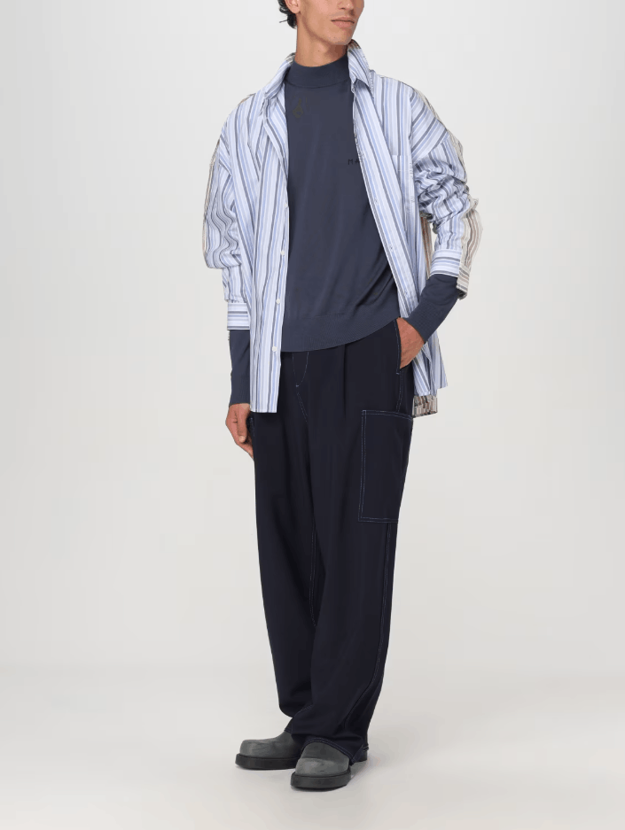 Marni BNWT AW24 MARNI FINE WOOL BLOCKS SWEATER 48 Size US M / EU 48-50 / 2 - 14 Thumbnail