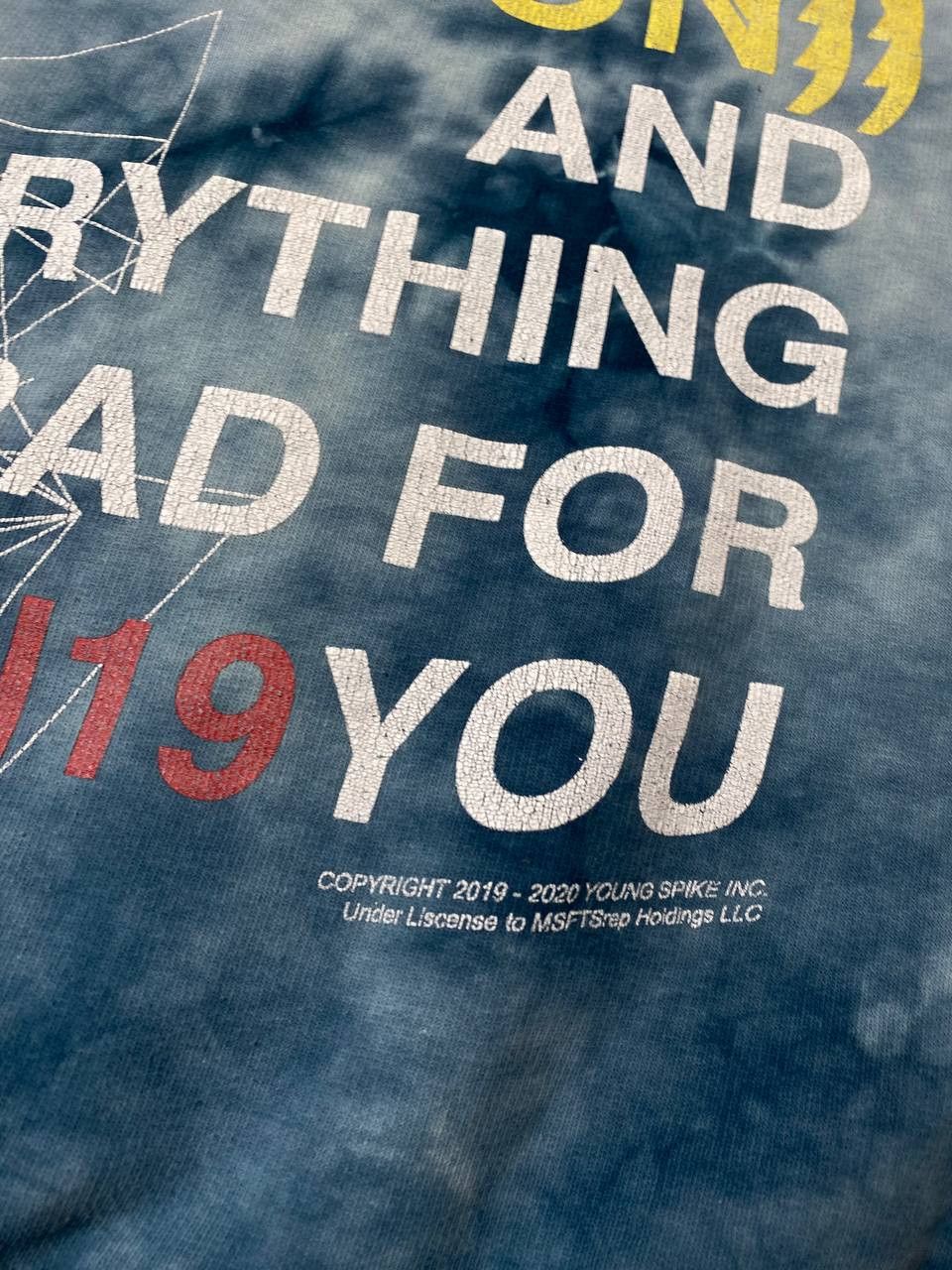 Vintage MSFTSrep SYRE/ERYS Vision Album RARE Graphic Tour Hoodie Size US XXL / EU 58 / 5 - 14 Thumbnail