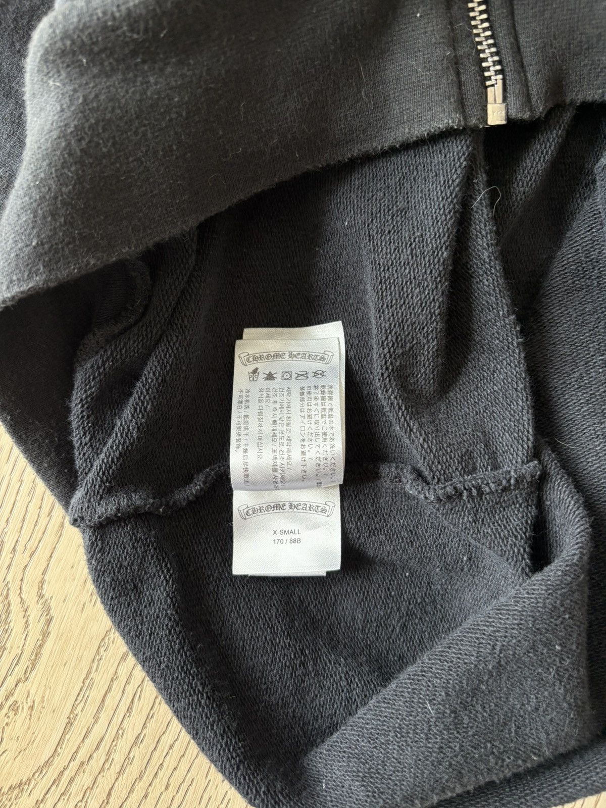 Chrome Hearts Chrome Hearts Monogram Verticle Logo Zip Up Hoodie Size US XS / EU 42 / 0 - 12 Thumbnail