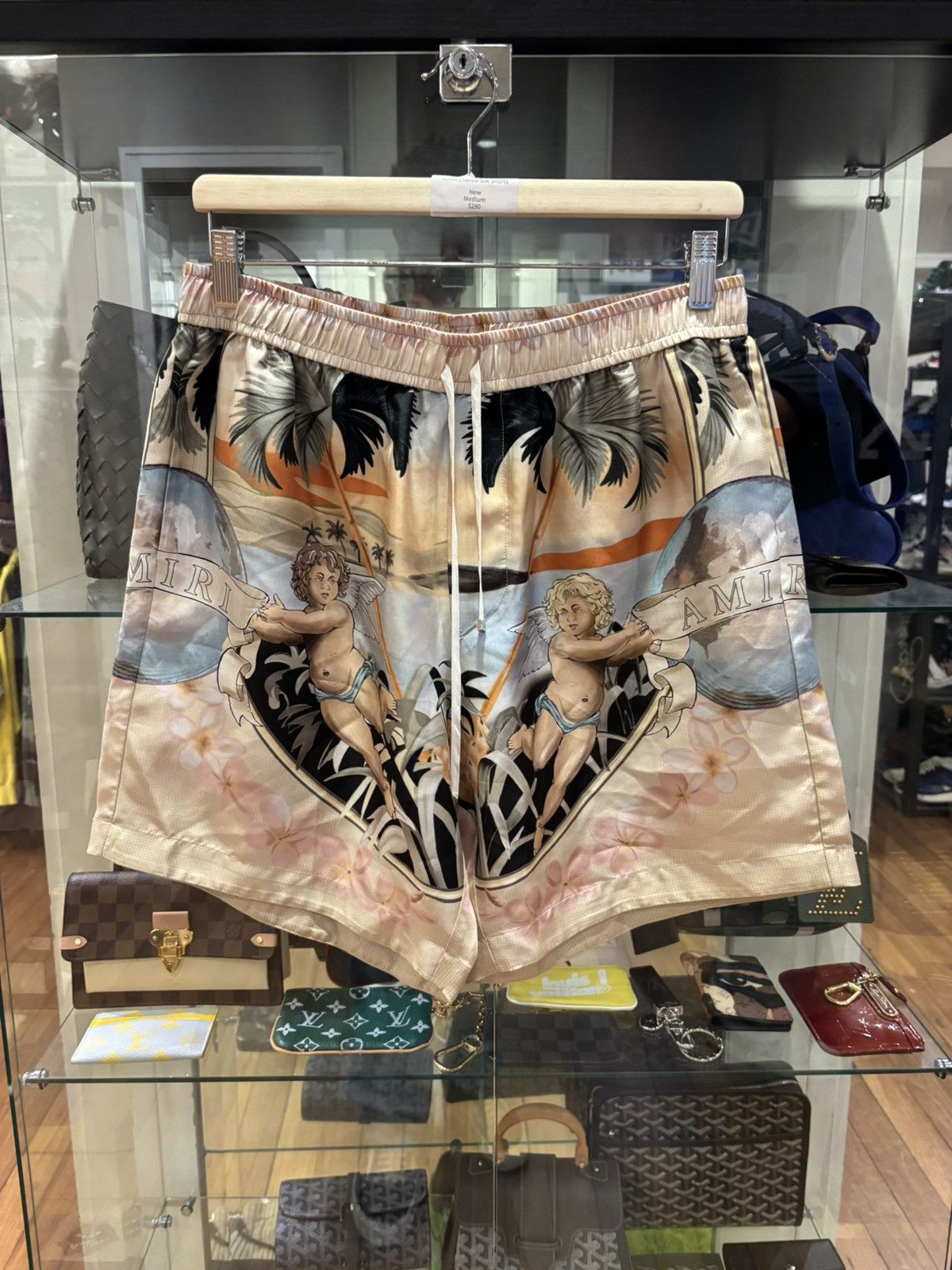 Amiri Amiri Cherub Silk Shorts Size US 32 / EU 48 - 1 Thumbnail