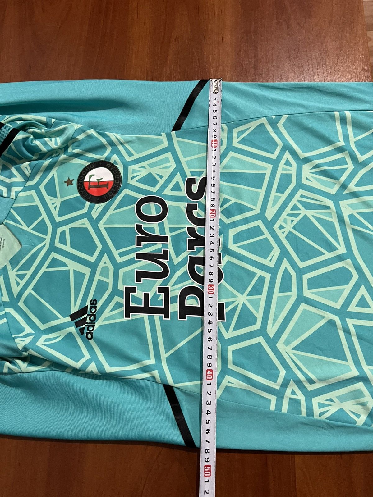 Adidas 2022/23 FEYENOORD ROTTERDAM #16 GO PLAYER ISSUED SOCCERSHIRT Size US S / EU 44-46 / 1 - 18 Thumbnail