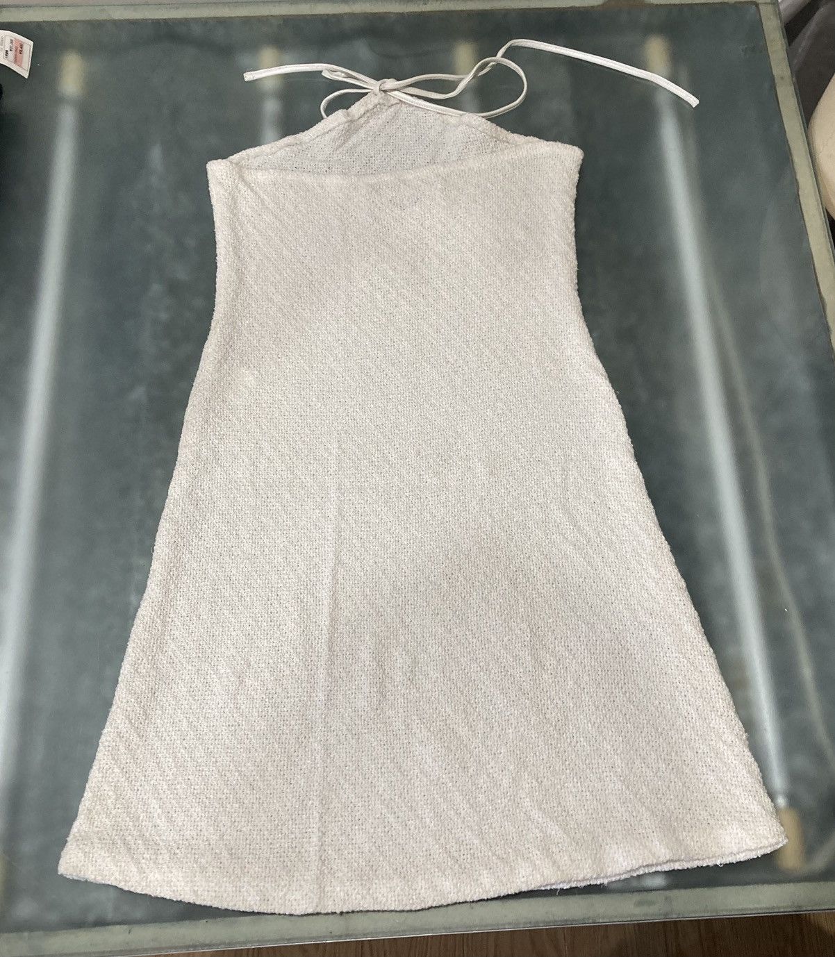 Japanese Brand Runway Knit Halter Dress Leather Pocket Archive Size XS / US 0-2 / IT 36-38 - 10 Thumbnail
