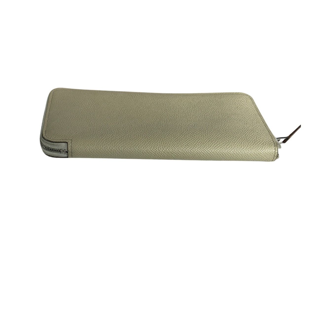 Hermes HERMES Silk'In Classique Long Wallet Off White Zip Around Size ONE SIZE - 9 Thumbnail
