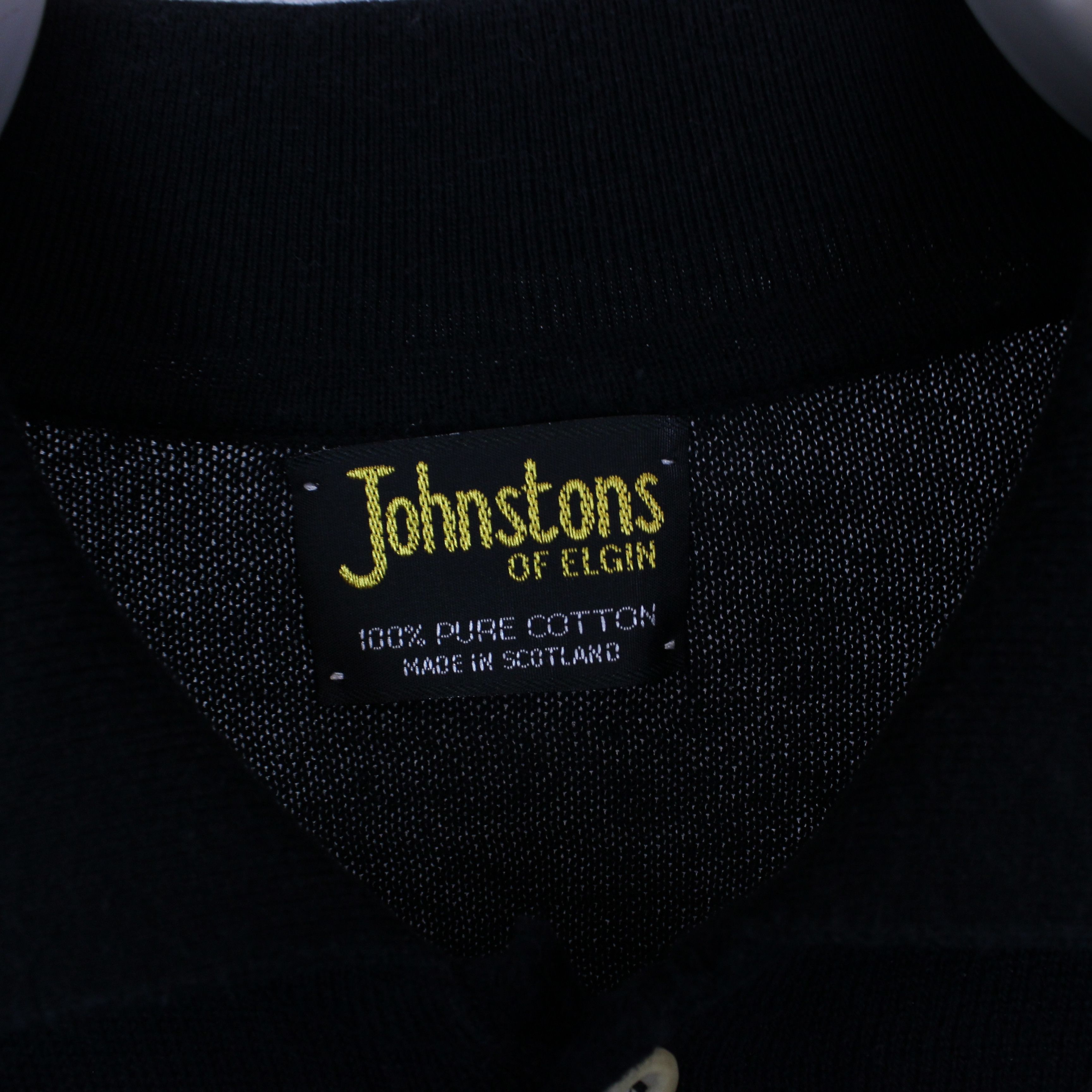 Johnstons Of Elgin Johnstons Of Elgin polo shirt men cotton L XL black Size US XL / EU 56 / 4 - 5 Thumbnail