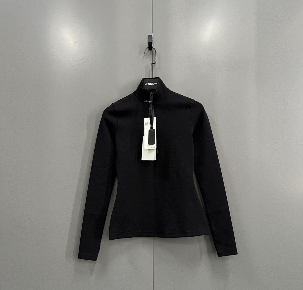 Burberry Burberry Black Half-zip Turtleneck Top J41 Size S / US 4 / IT 40 - 1 Thumbnail