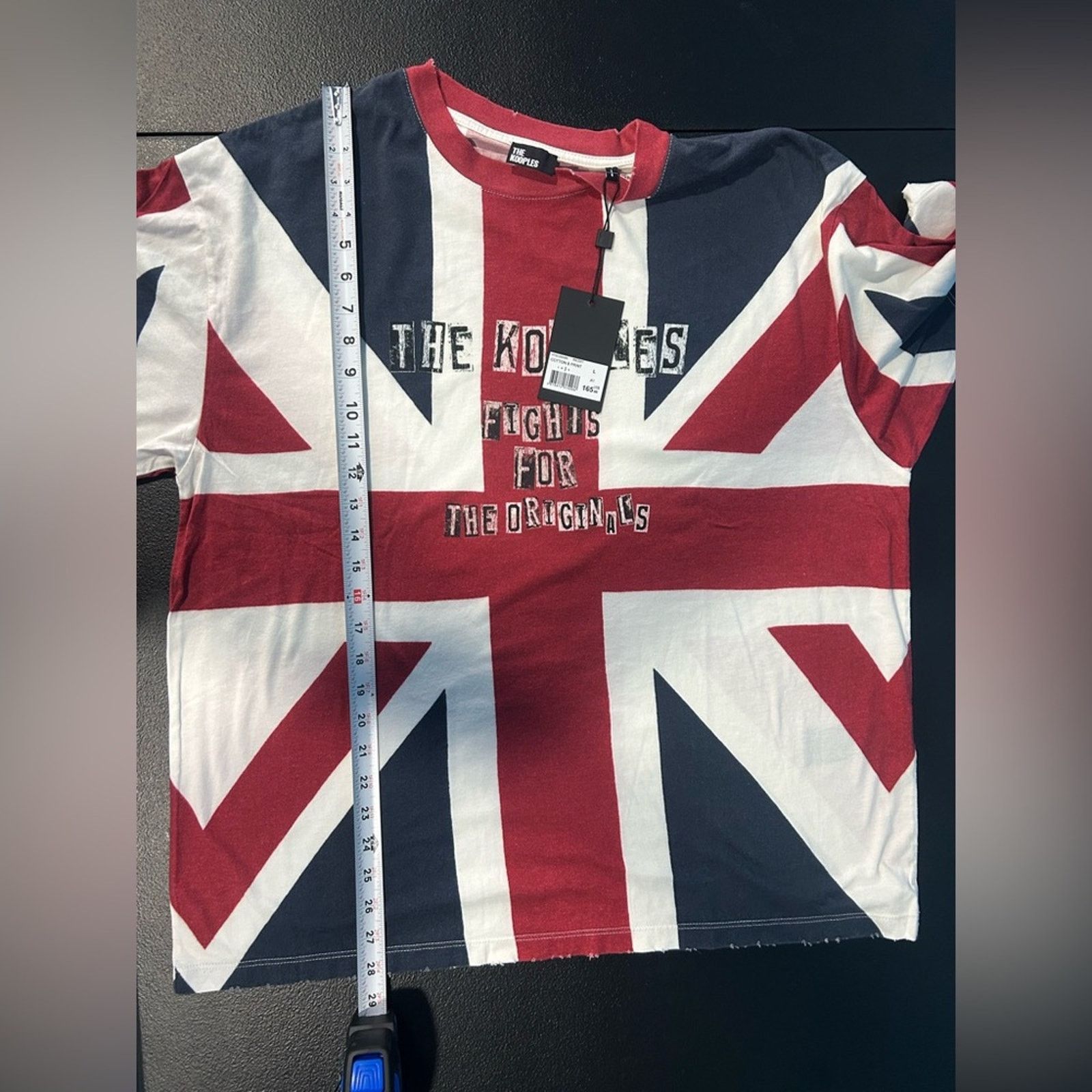 The Kooples The Kooples Distressed Cotton Union Jack Shirt NWT Large Size US L / EU 52-54 / 3 - 8 Thumbnail