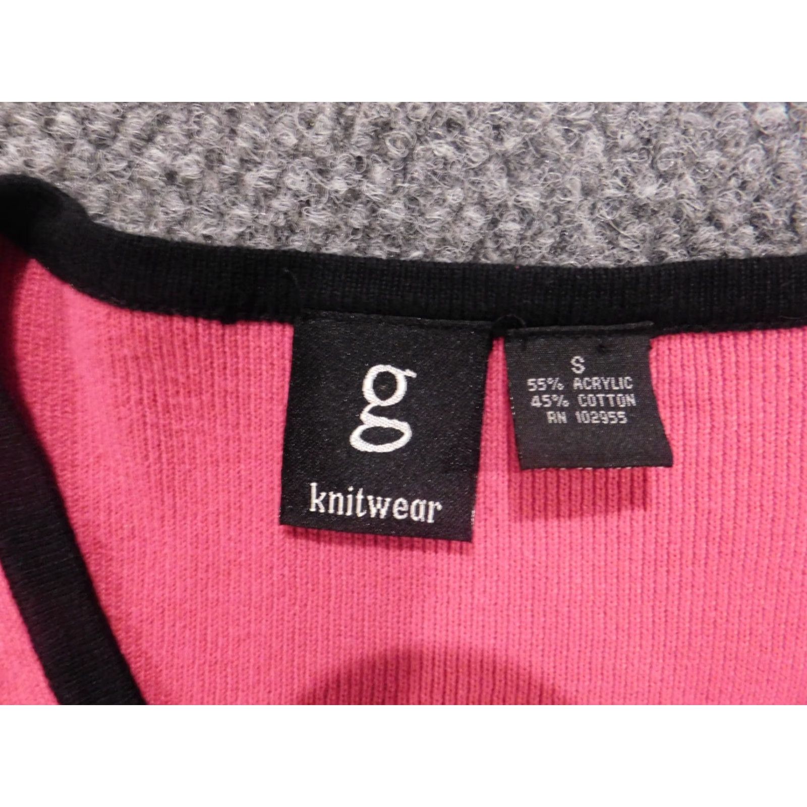 Pinko Gear Womens Sweater Small pink cardigan stretch knitwear Size L / US 10 / IT 46 - 4 Thumbnail