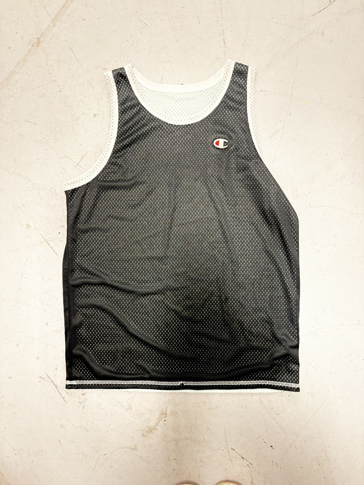 Champion Champion Men's Teal and Black Mesh Tank Jersey Crew Neck Med Size US M / EU 48-50 / 2 - 10 Thumbnail