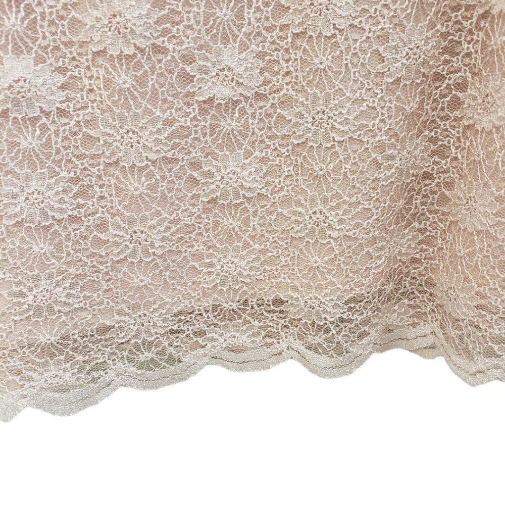 Designer CT439 Tahari ASL Ladies Petite Pink Lace Lined Tank Size XL / US 12-14 / IT 48-50 - 2 Thumbnail