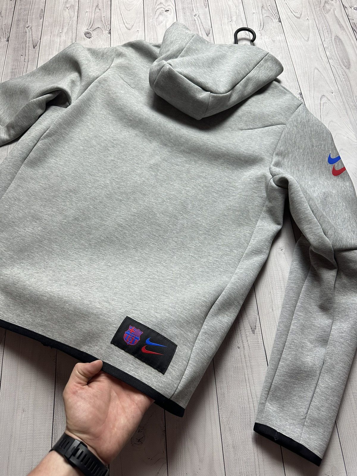Nike Nike Tech fleece X Barcelona soccer zip hoodie drill size L Size US L / EU 52-54 / 3 - 3 Thumbnail