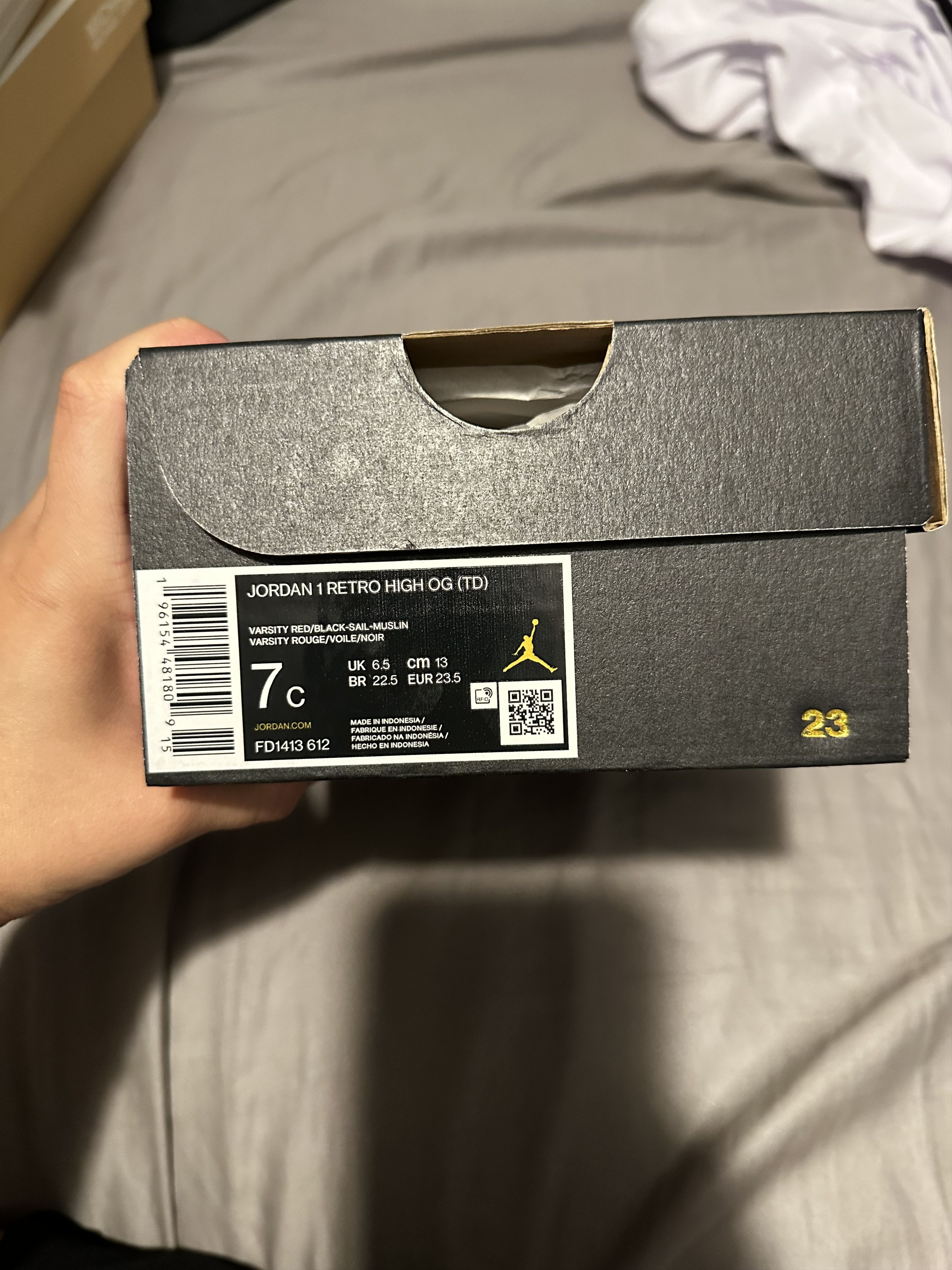 Jordan Brand Toddler “lost and found” Jordan 1 7C Size US 7 / EU 40 - 5 Thumbnail