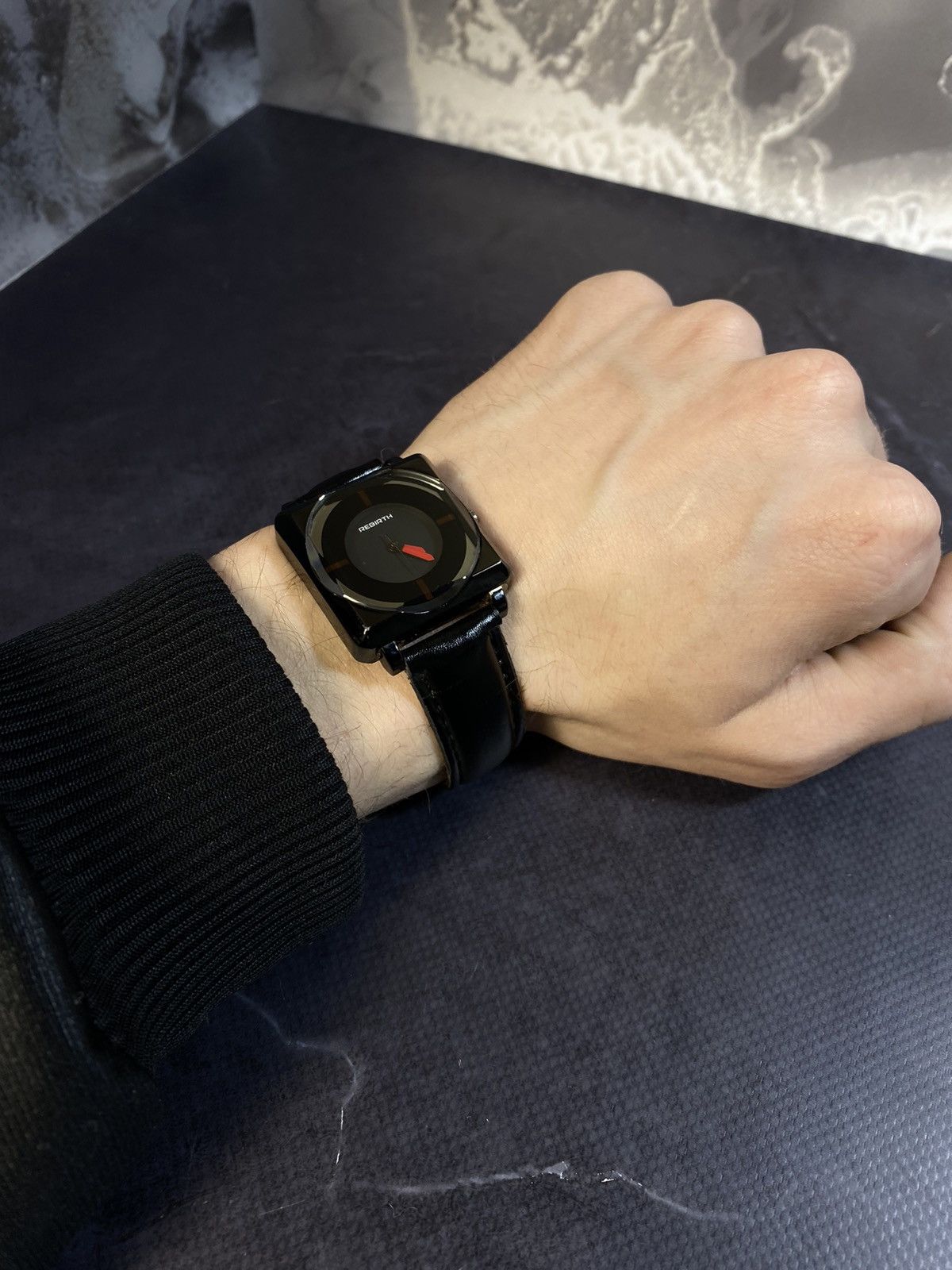 Jewelry Rebirth NO. RE119 Minimalist Black Watch Japanese Brand Size ONE SIZE - 5 Thumbnail