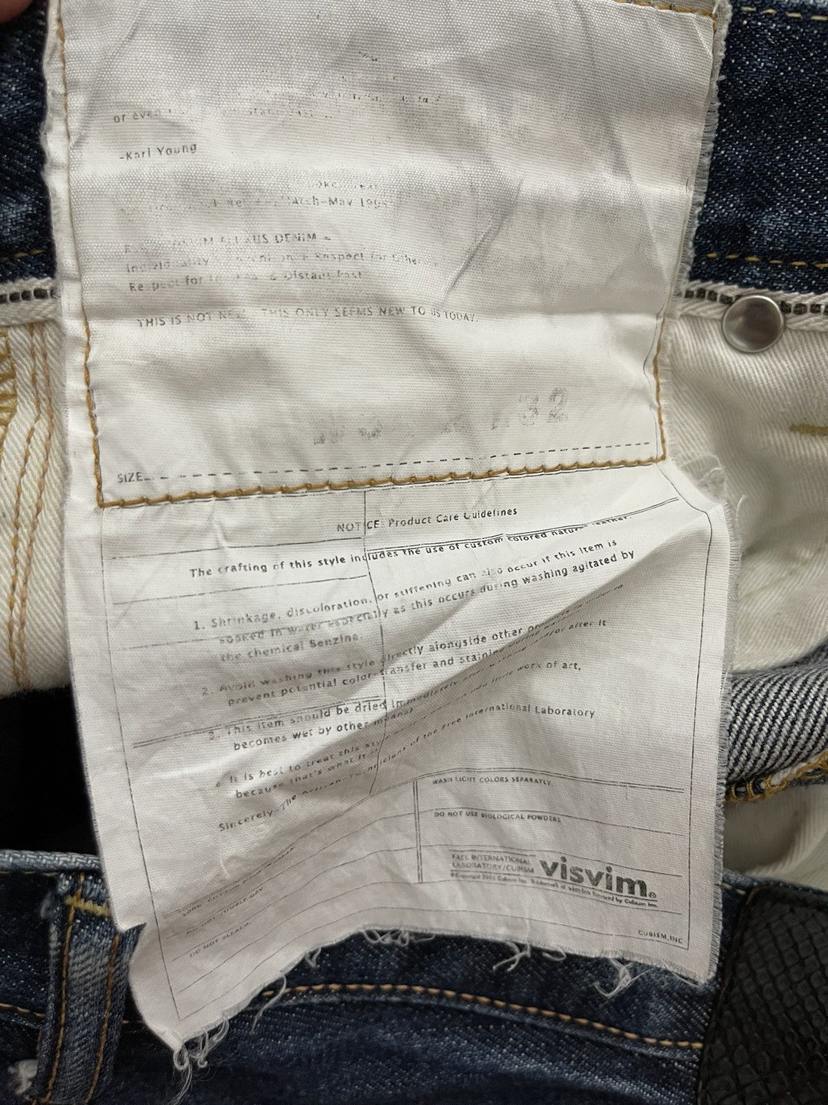 Visvim Visvim Fluxus Selvedge Jeans Size US 32 / EU 48 - 9 Thumbnail