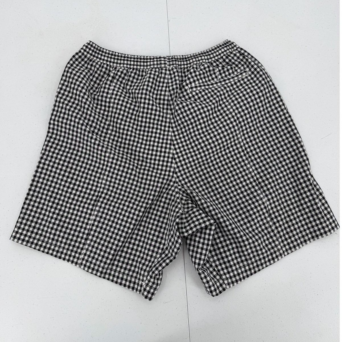 AMI NWT AMI Men's Gingham Small Heart Black/Noir Swim Shorts Size US 29 - 9 Thumbnail