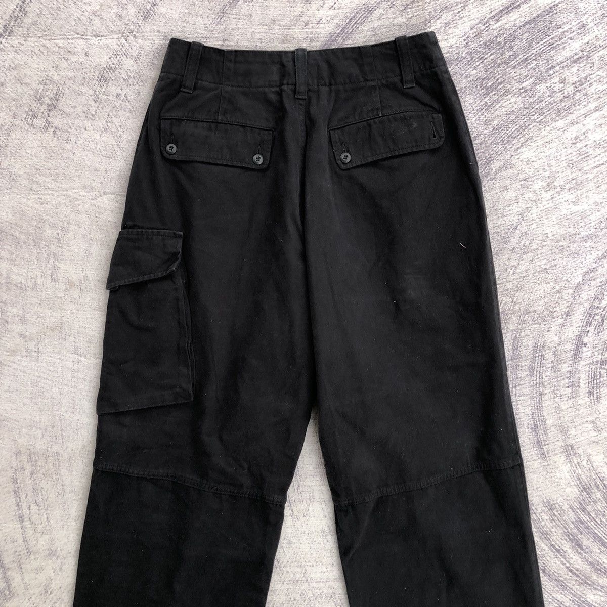 All Blacks Vintage Black pds Cargo Free Style Multpocket Pants Size US 29 - 10 Thumbnail