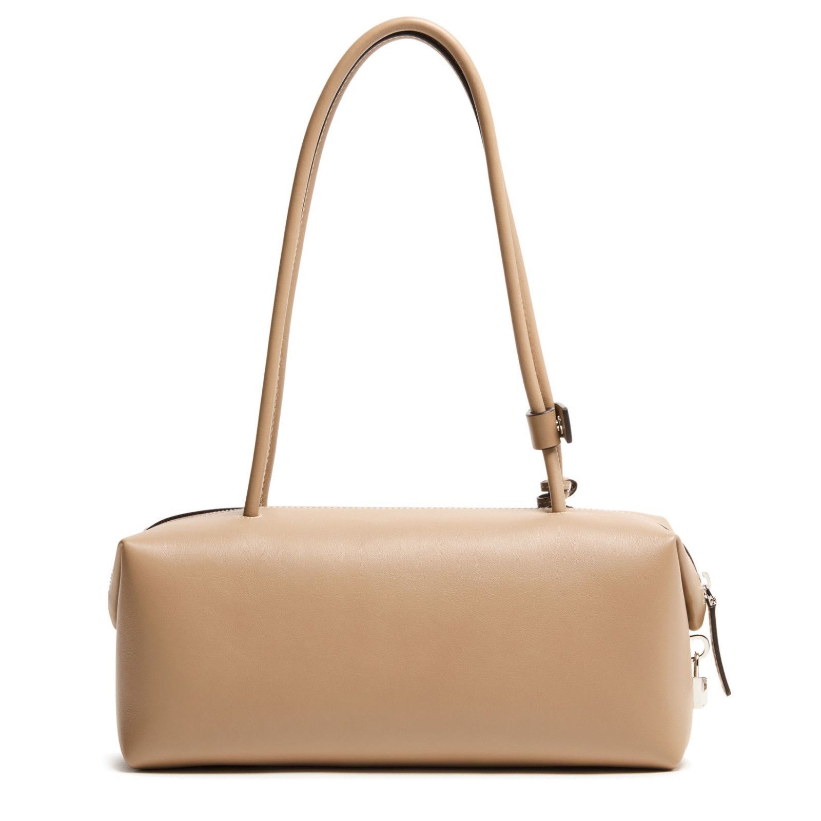 Max Mara MAX MARA Holdall Beige Leather Shoulder Bag New/Authentic Size ONE SIZE - 3 Thumbnail