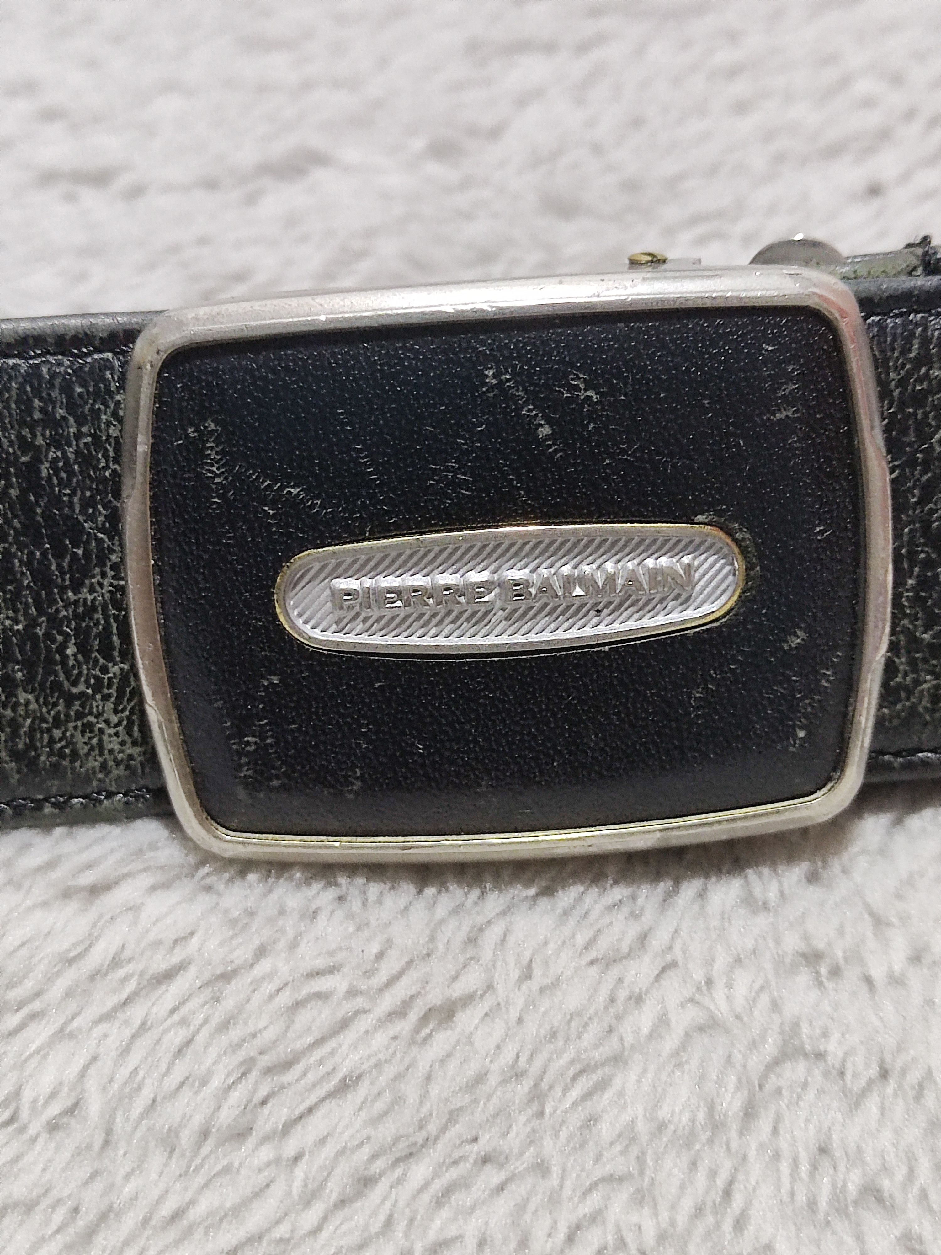 Pierre Balmain Pierre Balmain Leather Belt- Wool/Slik Button Up Gray Shirt Size 46 - 20 Thumbnail