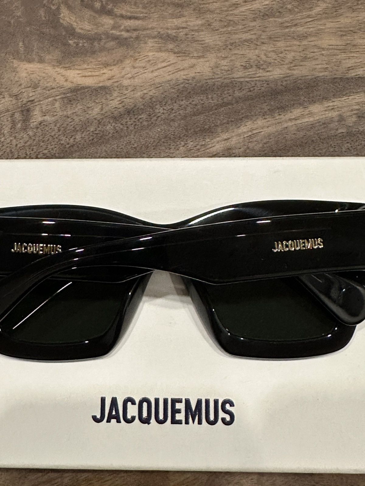 Jacquemus Jacquemus Black Les Lunettes Baci Sunglasses Size ONE SIZE - 5 Thumbnail