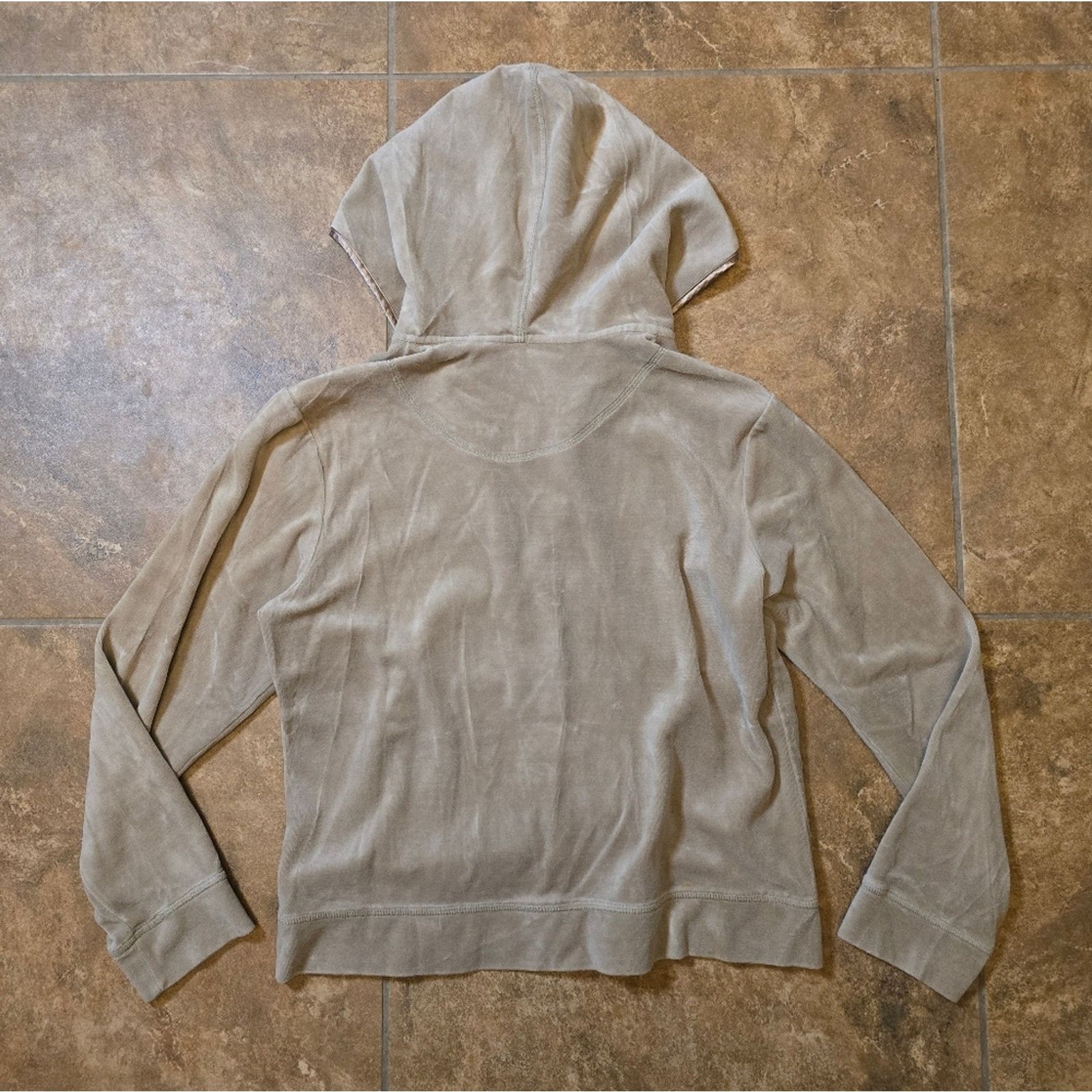 Everlast Taupe Velvet Lush | EVERLAST | Zip Up Size M / US 6-8 / IT 42-44 - 2 Thumbnail