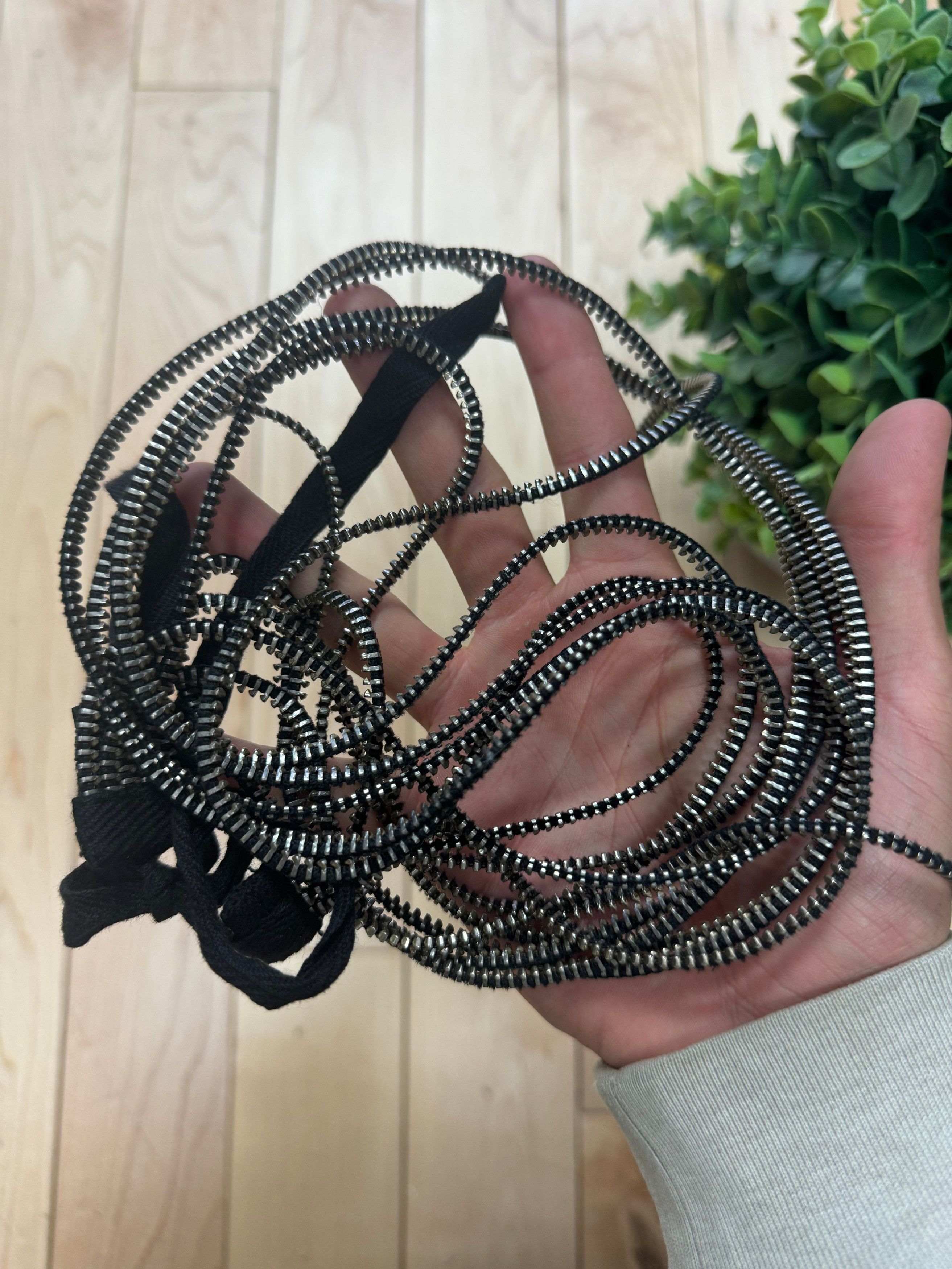 Ann Demeulemeester Rare!! Spring 2010 Runway Zipper Bracelet