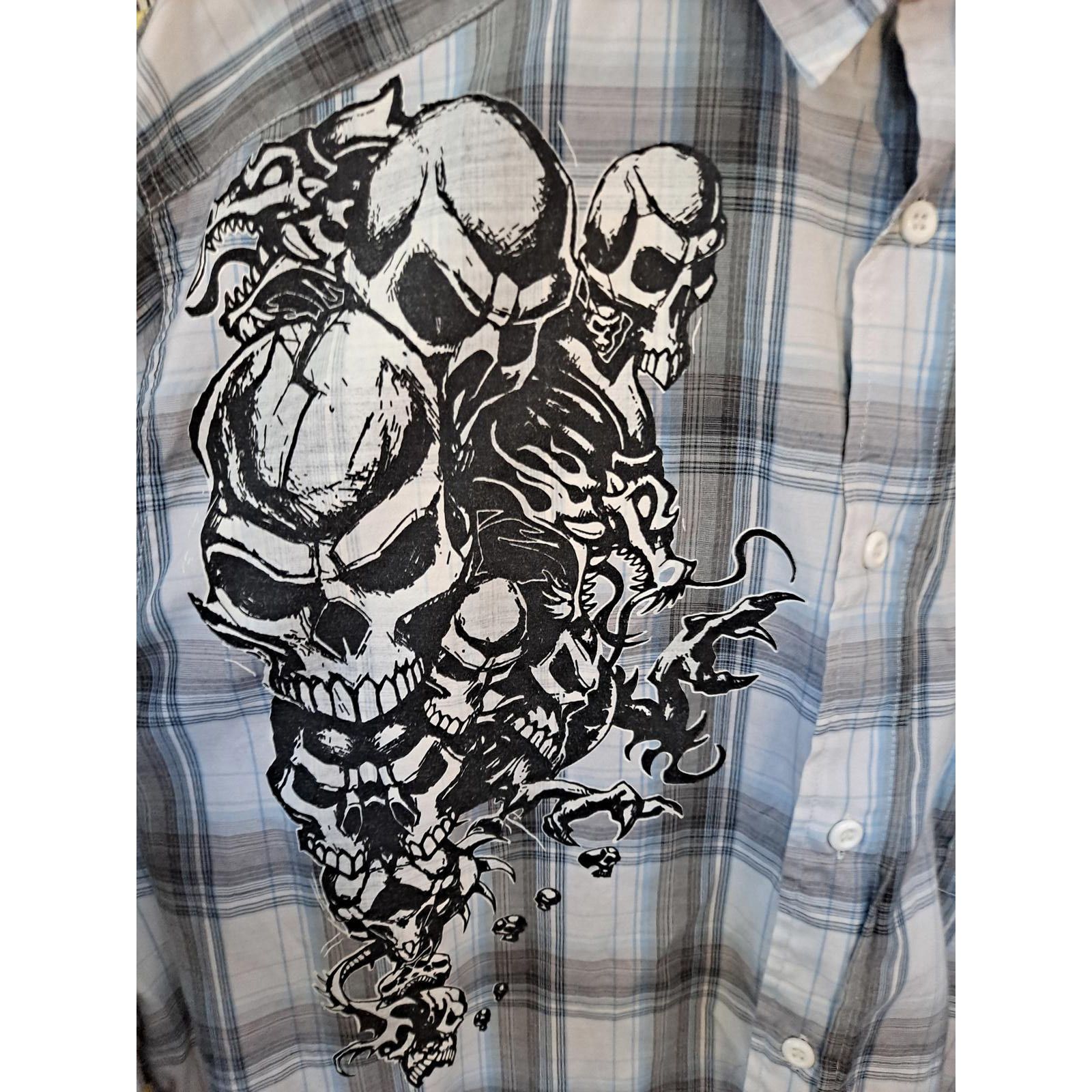Montage Vintage VTG Montage Collection Black White with Skull Design Size US XL / EU 56 / 4 - 4 Thumbnail