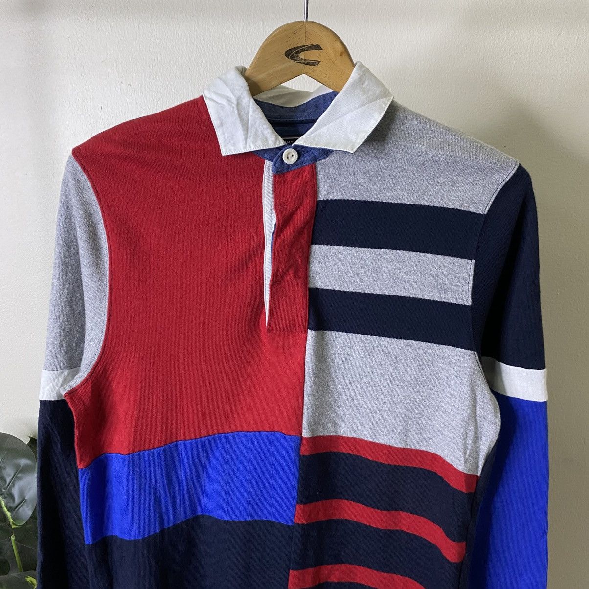 Tommy Hilfiger Y2K Tommy Hilfiger Color Block Polo Rugby Size US S / EU 44-46 / 1 - 2 Thumbnail
