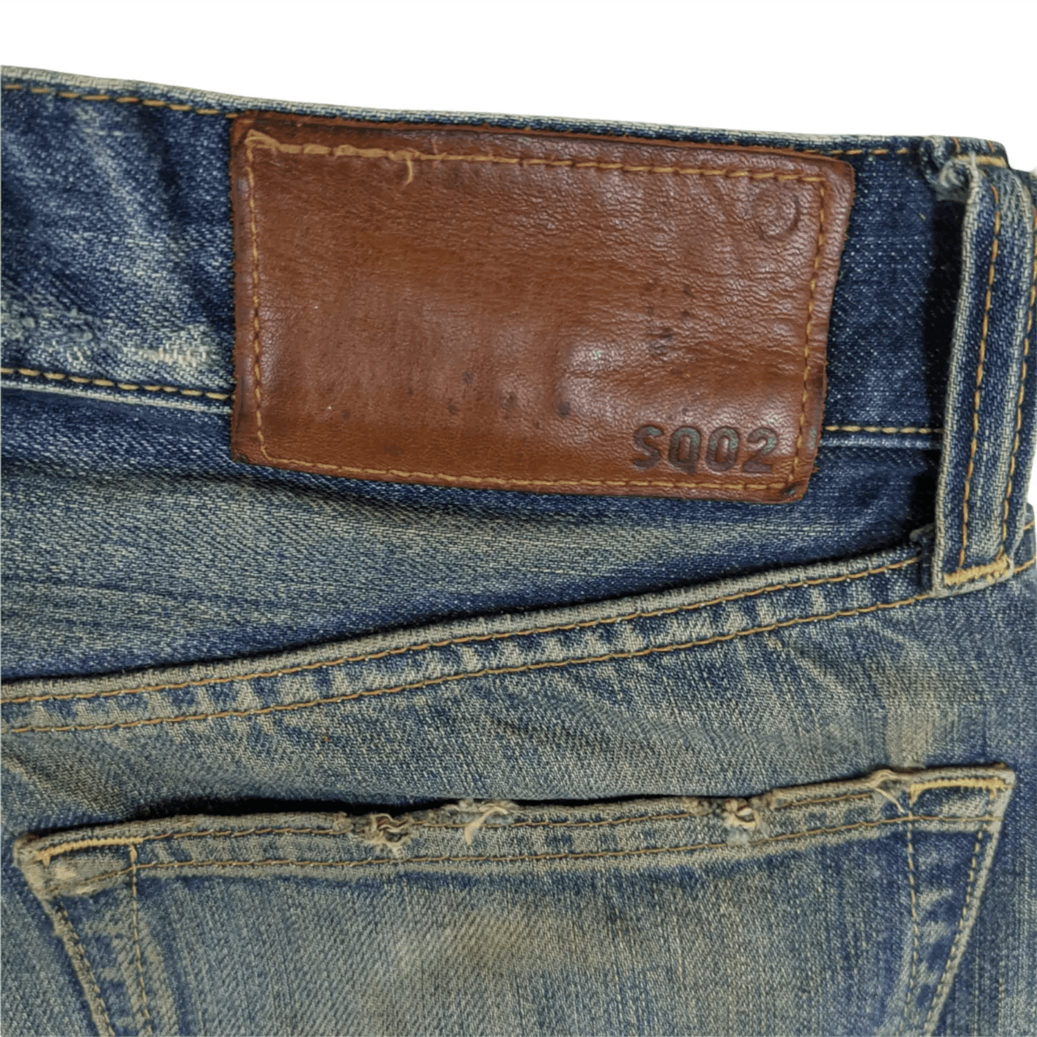 Uniqlo Vintage 2000's UNIQLO Japan Distressed Denim Jeans Pant Size US 30 / EU 46 - 9 Thumbnail