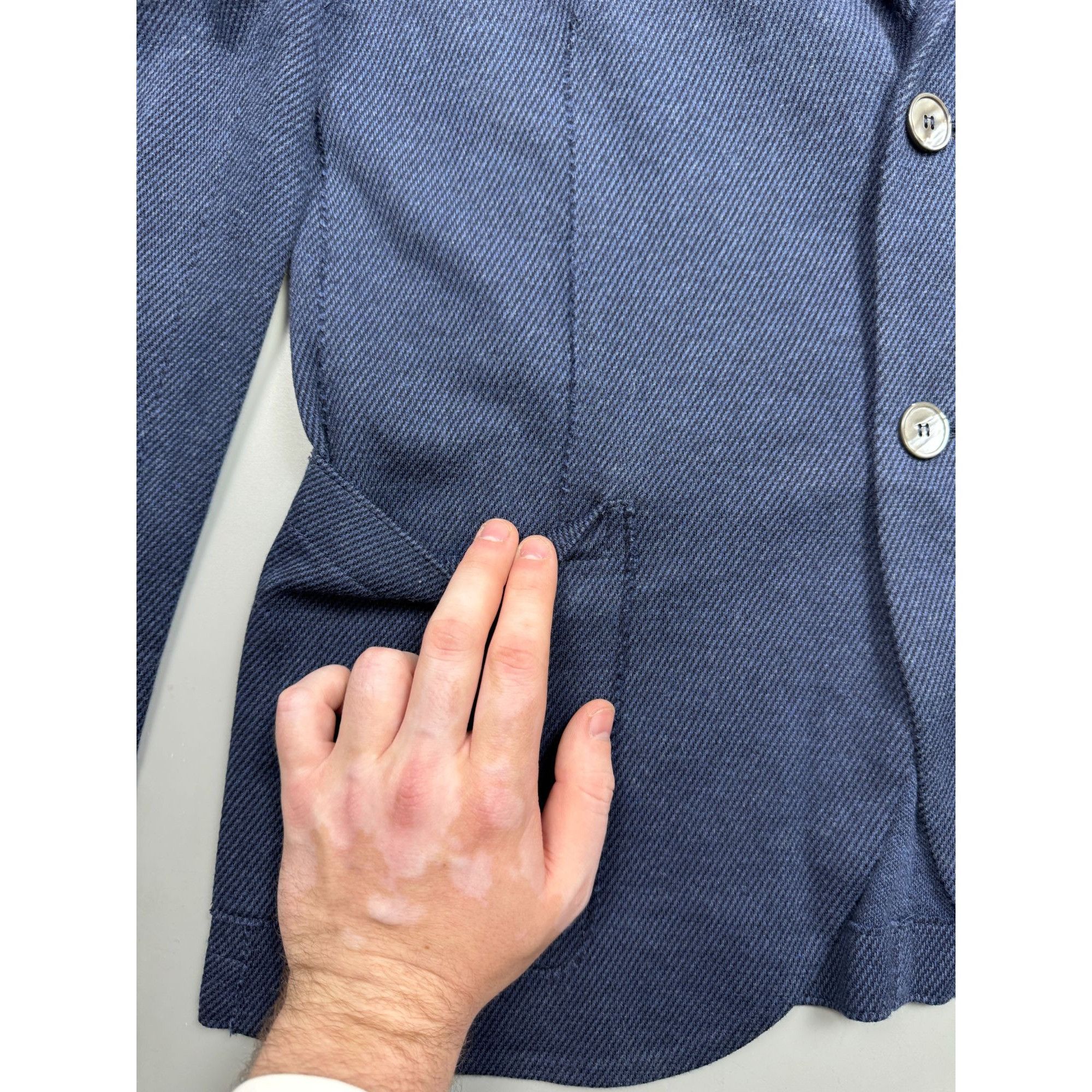 Harris Wharf London Harris Wharf London Loro Piana Material Wool Blazer (Y1285) Size 36R - 4 Thumbnail