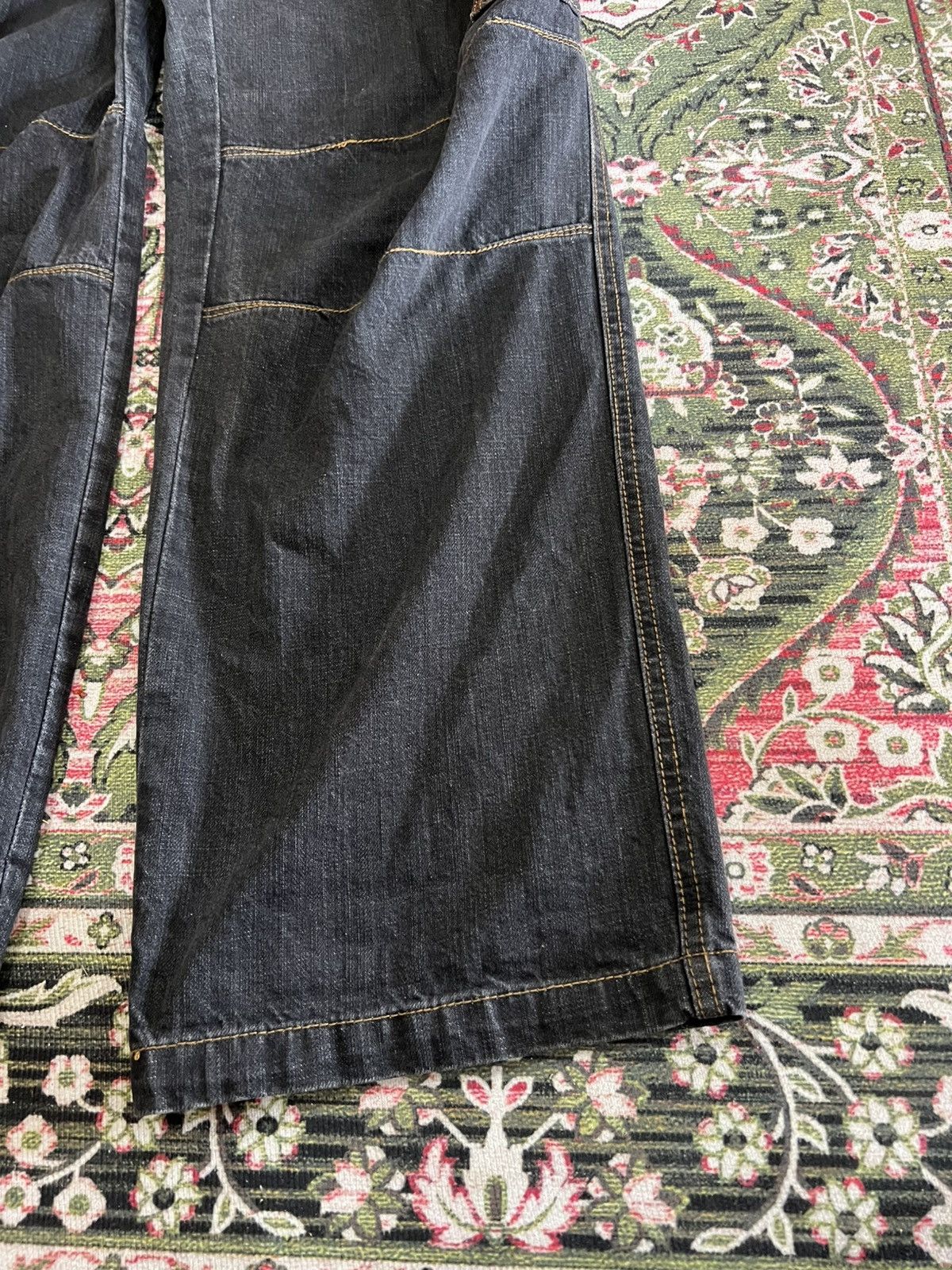Japanese Brand Vintage Piko Baggy Hawaiian Cargo Jean Size US 34 / EU 50 - 6 Thumbnail