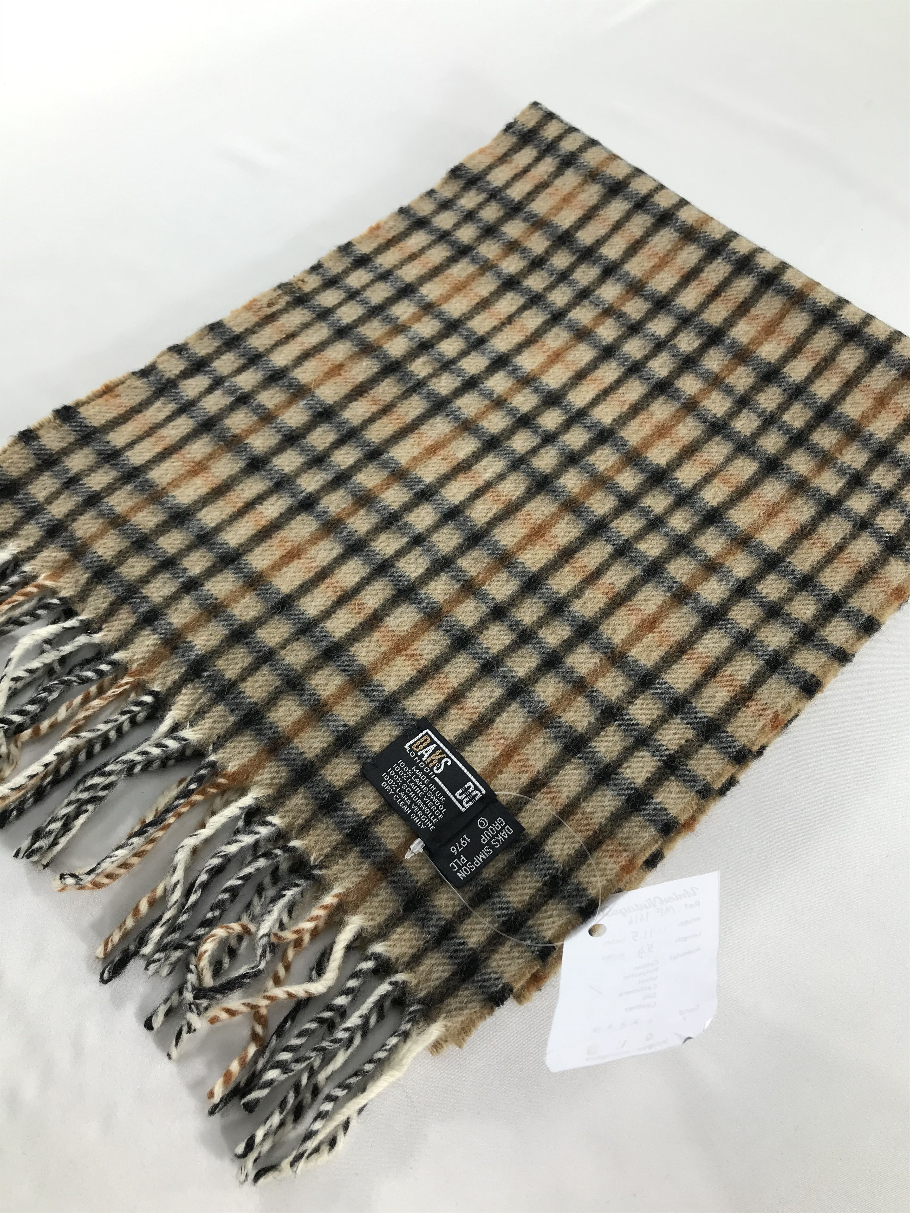 DAKS Vintage Daks Scarf/Muffler/Neckwear MF1616 Size ONE SIZE - 3 Thumbnail