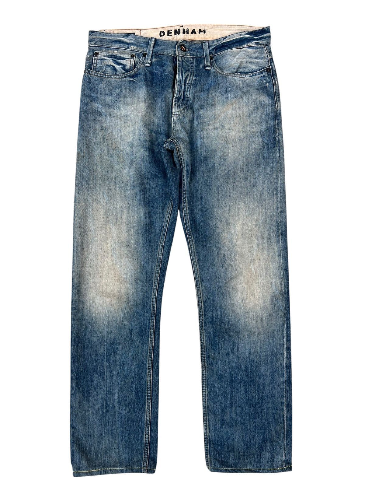 DENHAM Mud Wash Denim DENHAM Razor Slim Fit Jeans Size US 32 / EU 48 - 1 Thumbnail