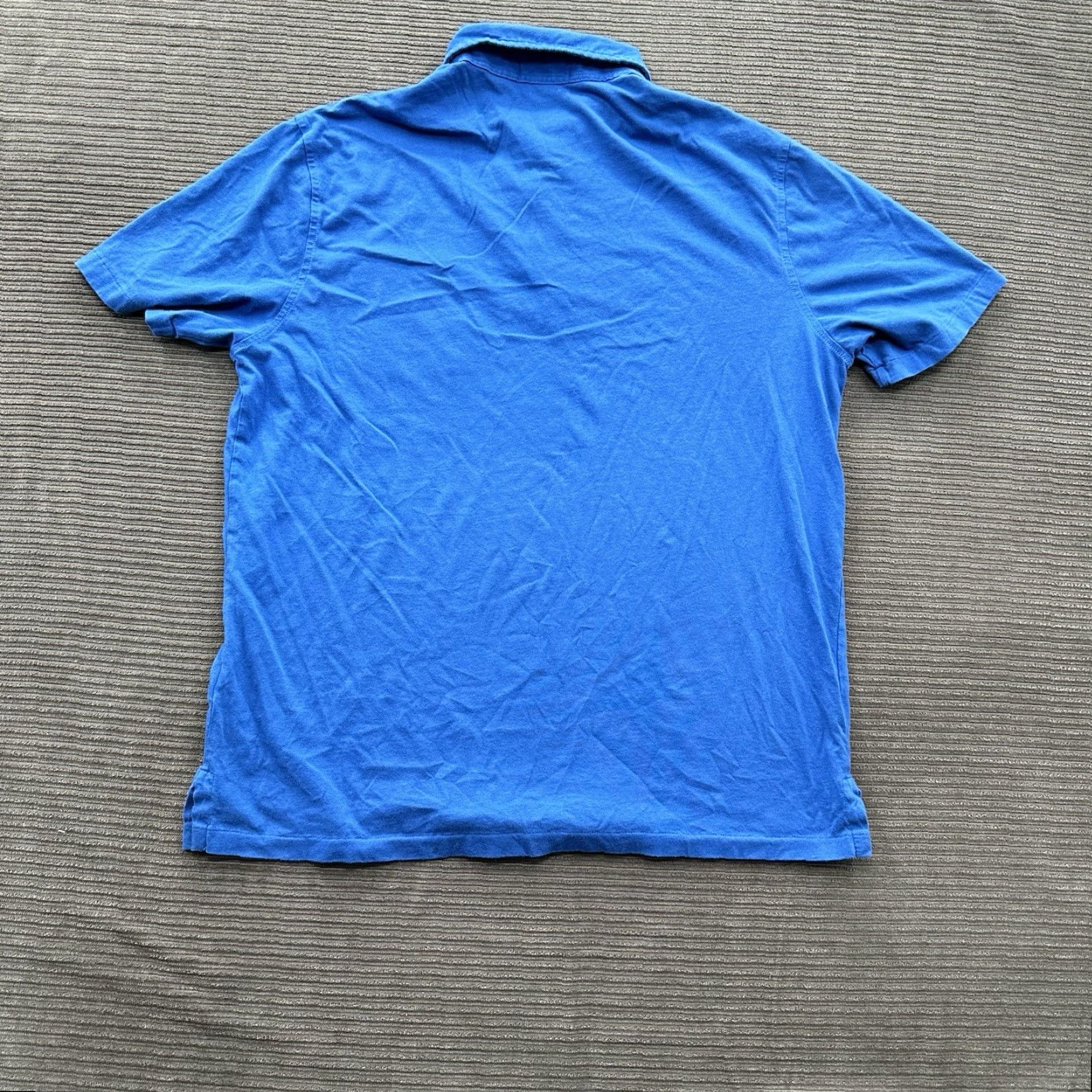 Ralph Lauren Ralph Lauren Polo Shirt Men L Blue Cotton Golf Preppy Casual Solid Short Sleeve Logo Vintage: No Size US L / EU 52-54 / 3 - 2 Thumbnail