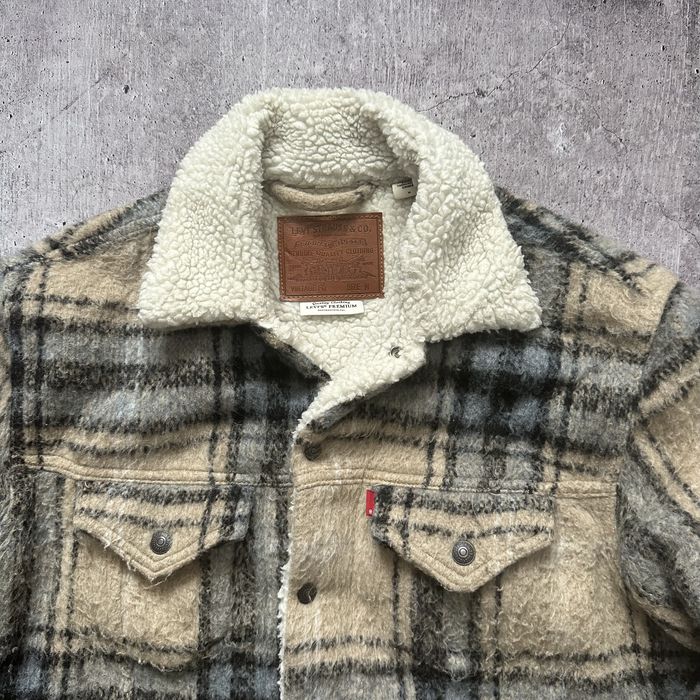 Vintage Levis Plush Fleece Teddy Quilted Sherpa Boxy Jacket | Grailed