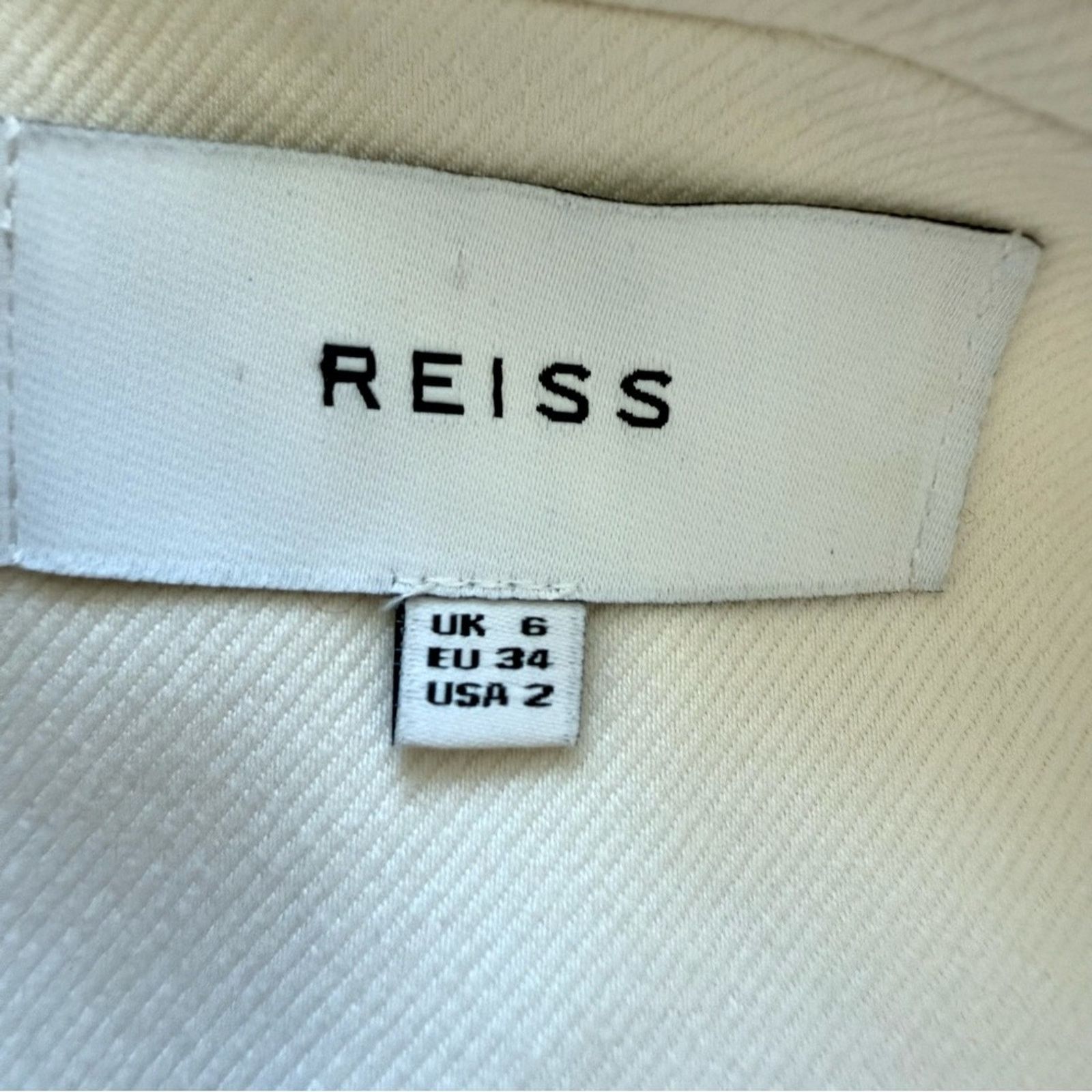 Reiss REISS women white jacket blazer size 2 US Retail 650$ Size XS / US 0-2 / IT 36-38 - 5 Thumbnail