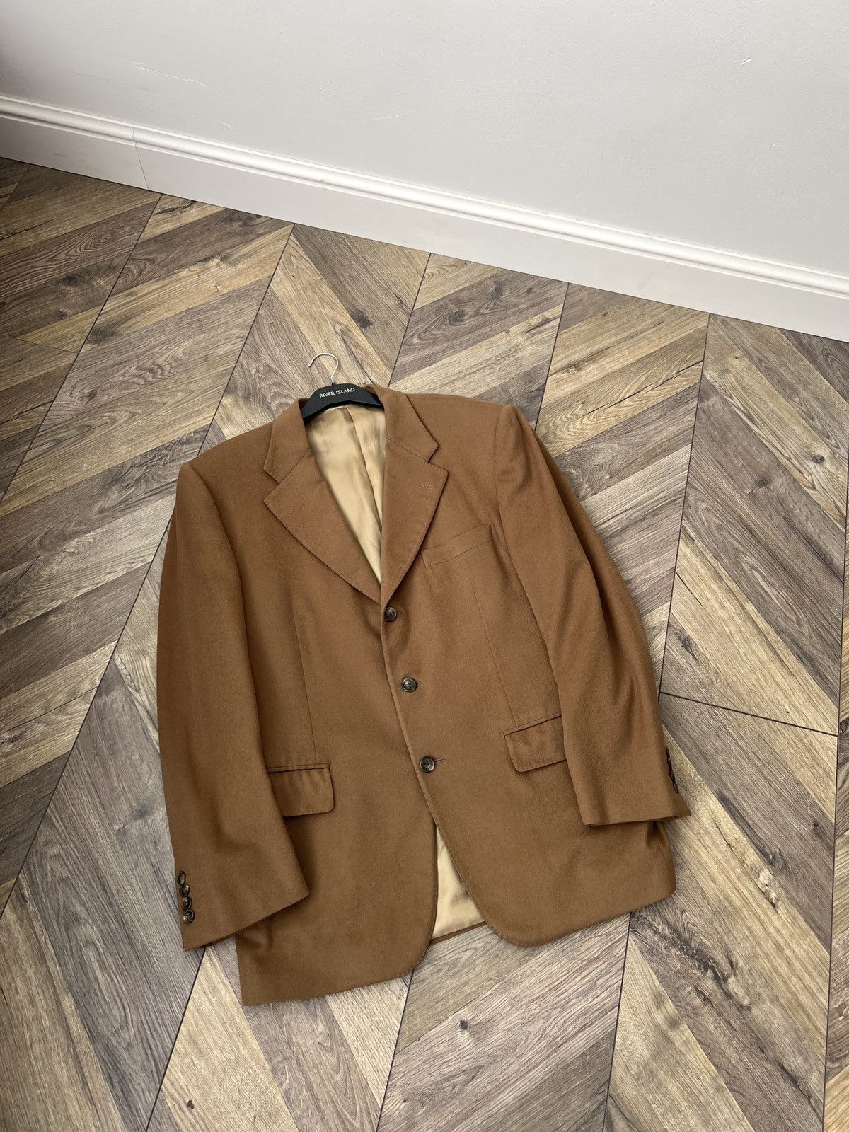 Corneliani × Designer × Vintage Vintage Corneliani Wool Cashmere Blazer Size 52R - 3 Thumbnail