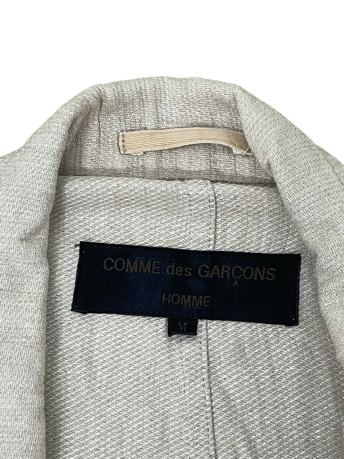 Comme des Garcons AD 1997 CDGH 100% Linen Hemp Chore Jacket 6🟩0 Size US M / EU 48-50 / 2 - 9 Thumbnail
